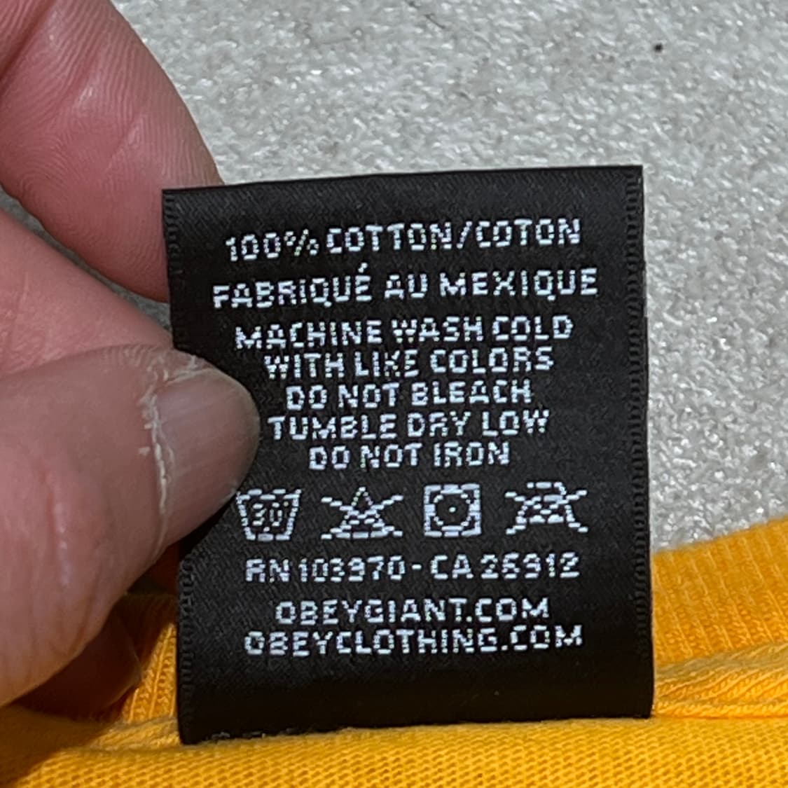 오베이 로고자수 반팔티 s10765 상품이미지6