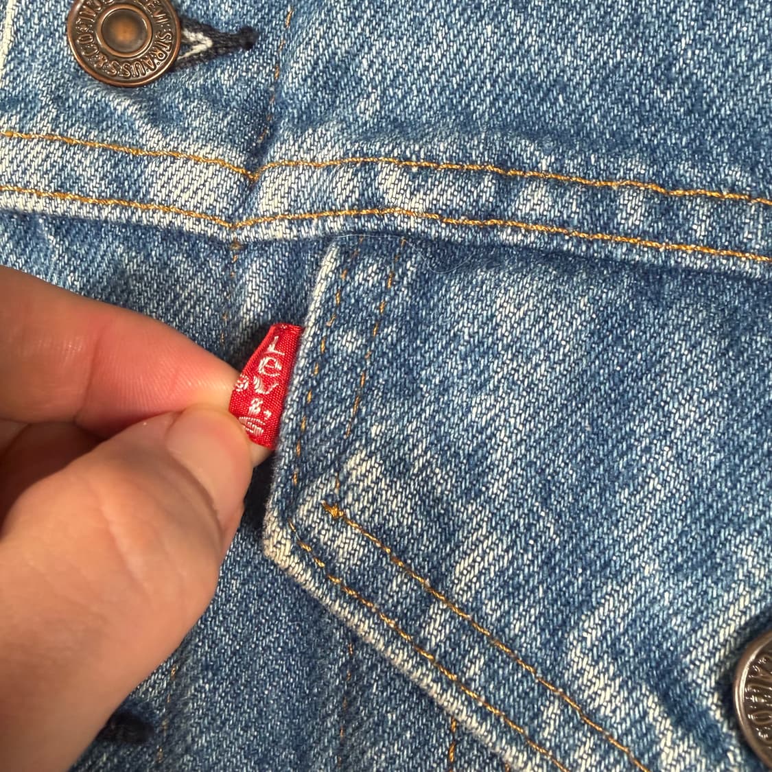 70s Levis 리바이스 70505 0217 청자켓 트러커 자켓 상품이미지3