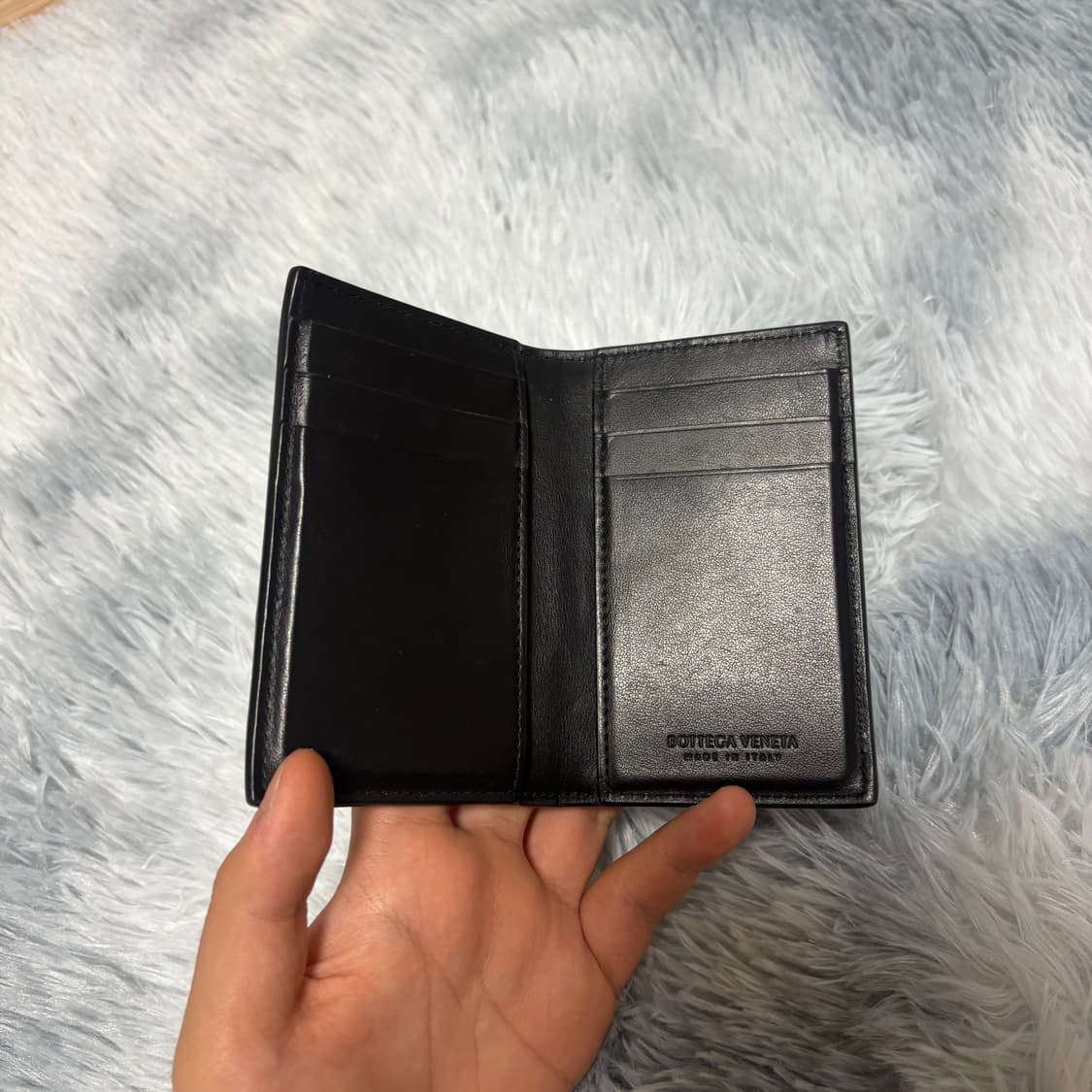 [OS/정품] 보테가베네타 블랙 카드지갑 상품이미지2