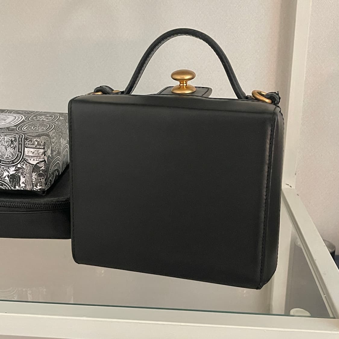 바이커스탈렛 매디슨 박스백 토트 크로스 미니 백 가방 블랙 빈티지 상품이미지1