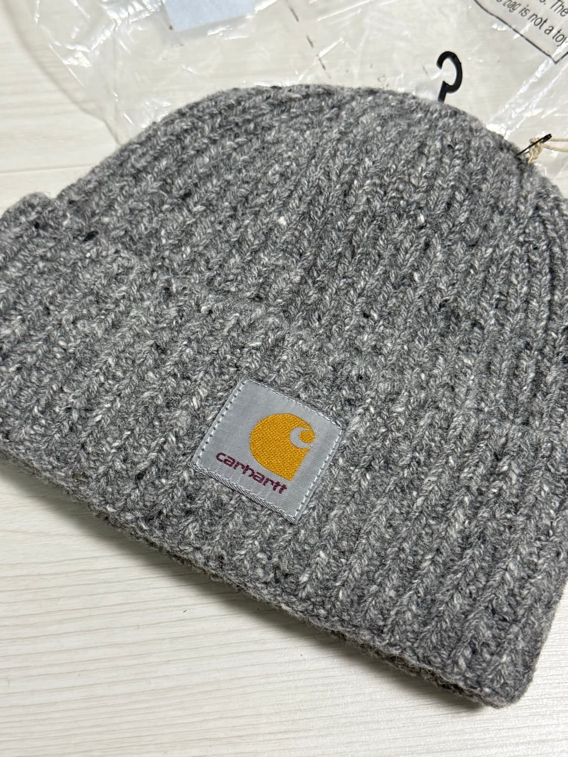 칼하트wip 앵글리스틱 비니 다크그레이헤더 상품이미지3