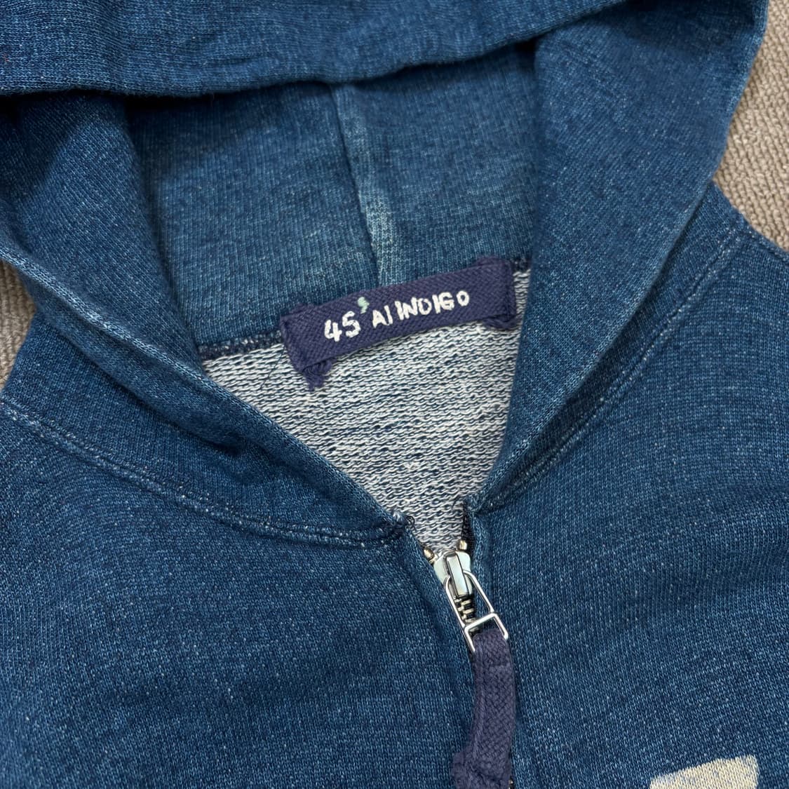 45rpm 우먼스 인디고 후드 집업 1 상품이미지2