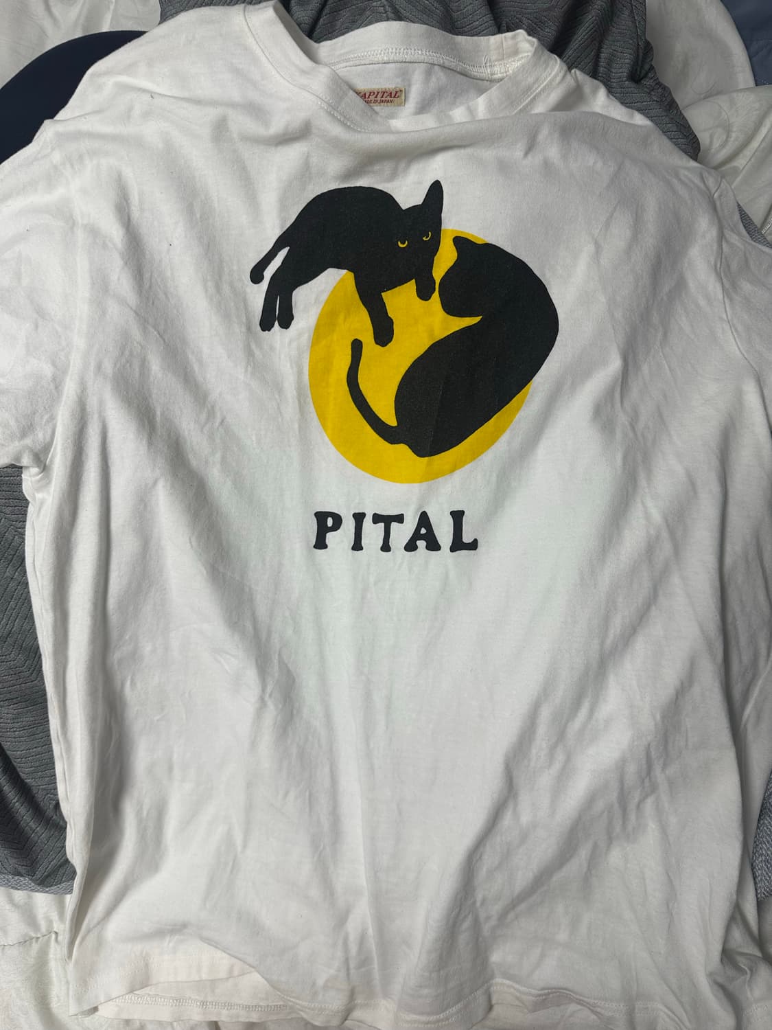 [2] 캐피탈 고양이 티셔츠 상품이미지1