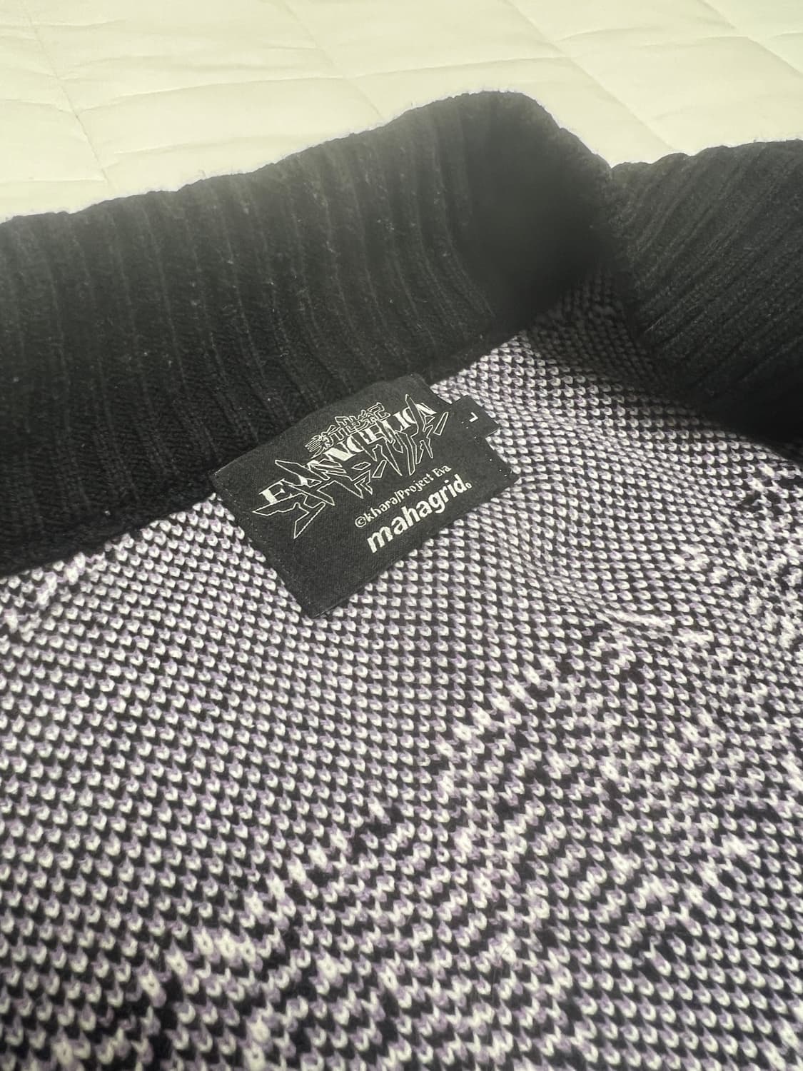 마하그리드 에반게리온 트랙 집업 니트 상품이미지2