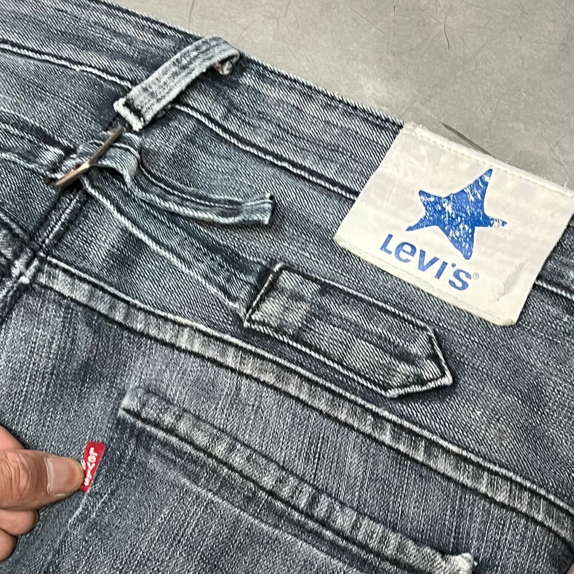  리바이스 워싱 데님 팬츠 y14574 상품이미지7