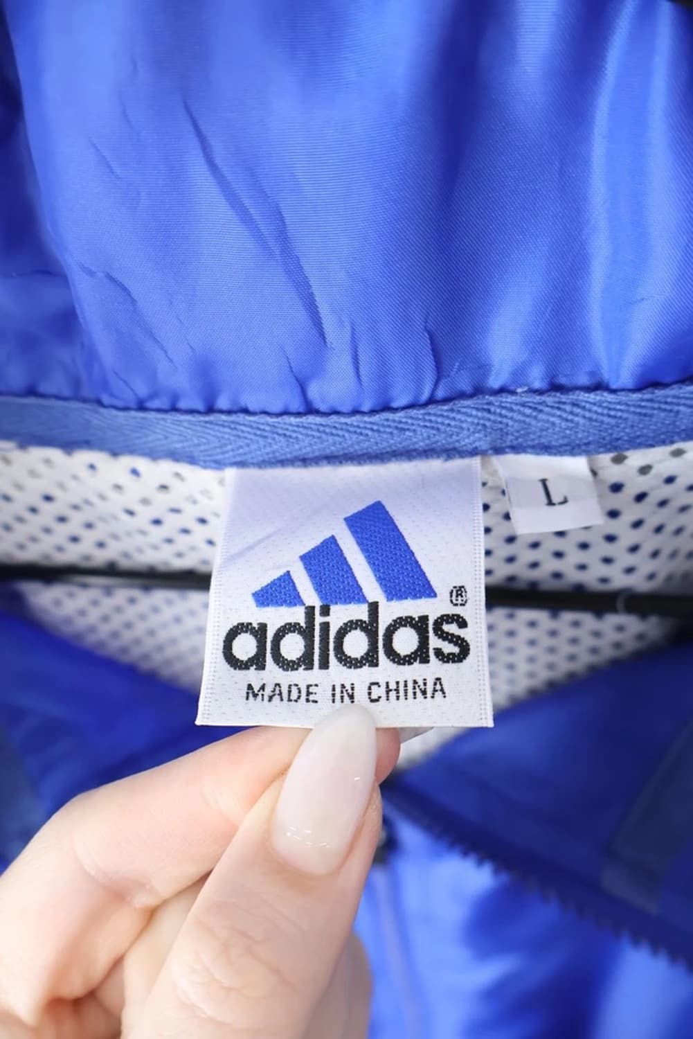 Adidas Blue Track Setup Windbreaker 상품이미지3