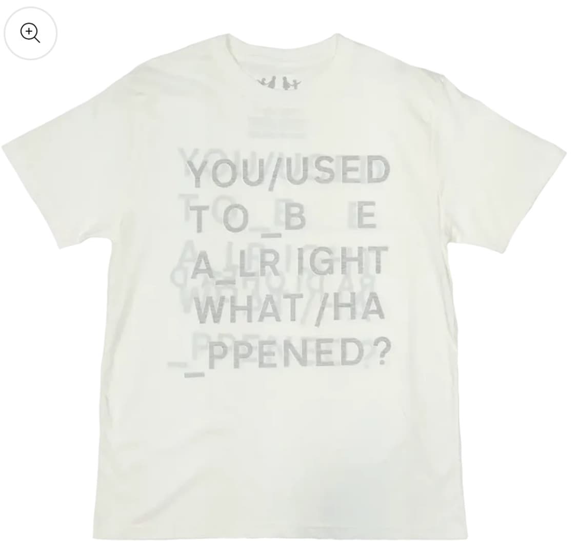 라디오헤드 2025 투어 밴드티 공식 머천다이즈 L  상품이미지1