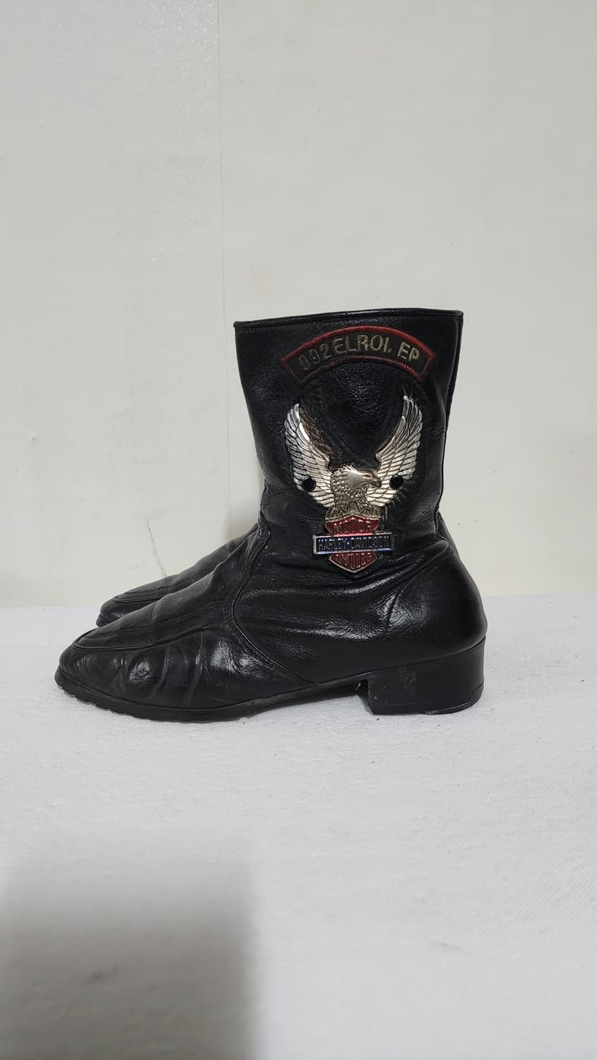 빈티지 바이크 가죽 부츠 상품이미지3
