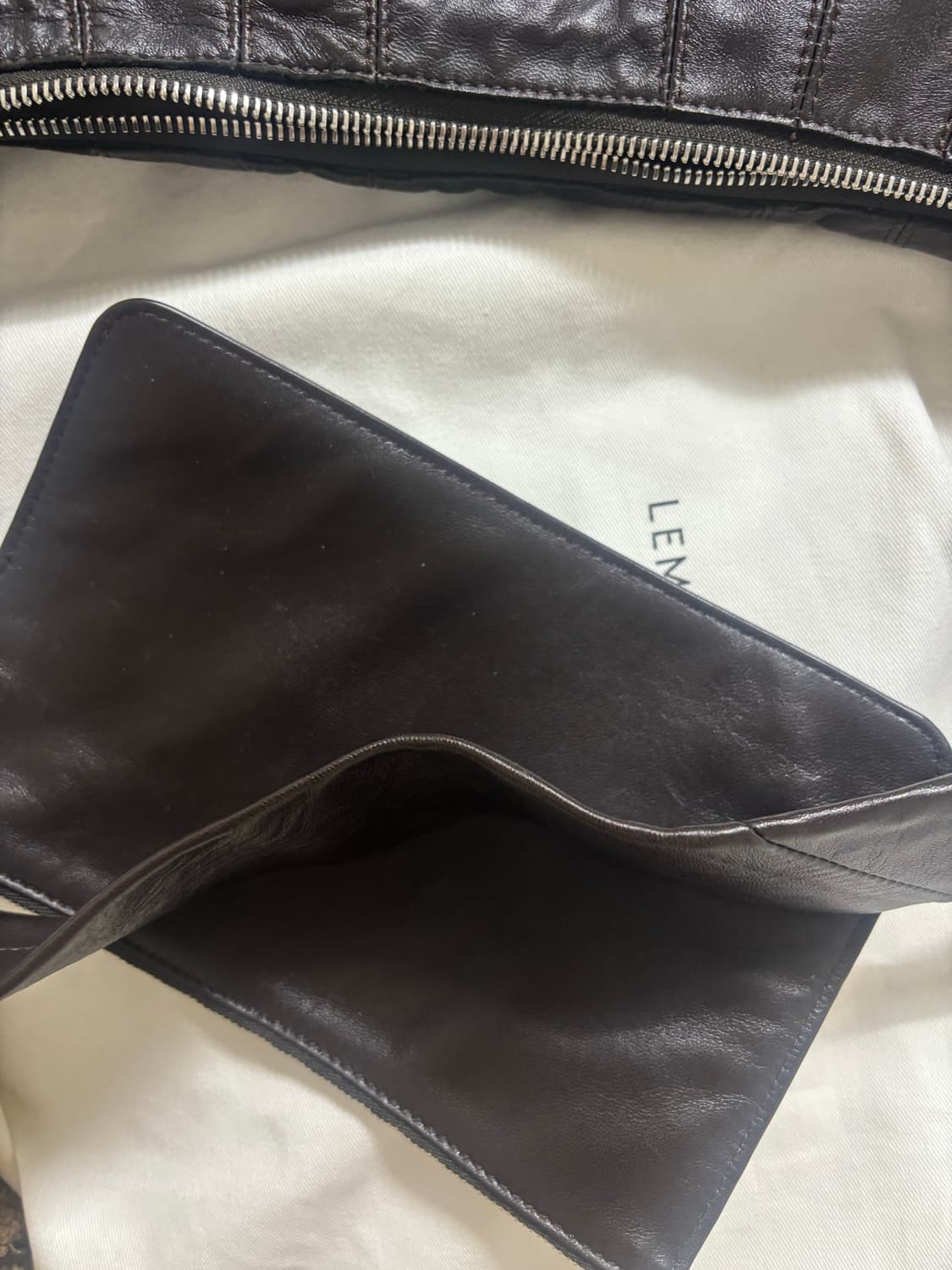 르메르 범백 제니가방 라지사이즈 다크초코 상품이미지6