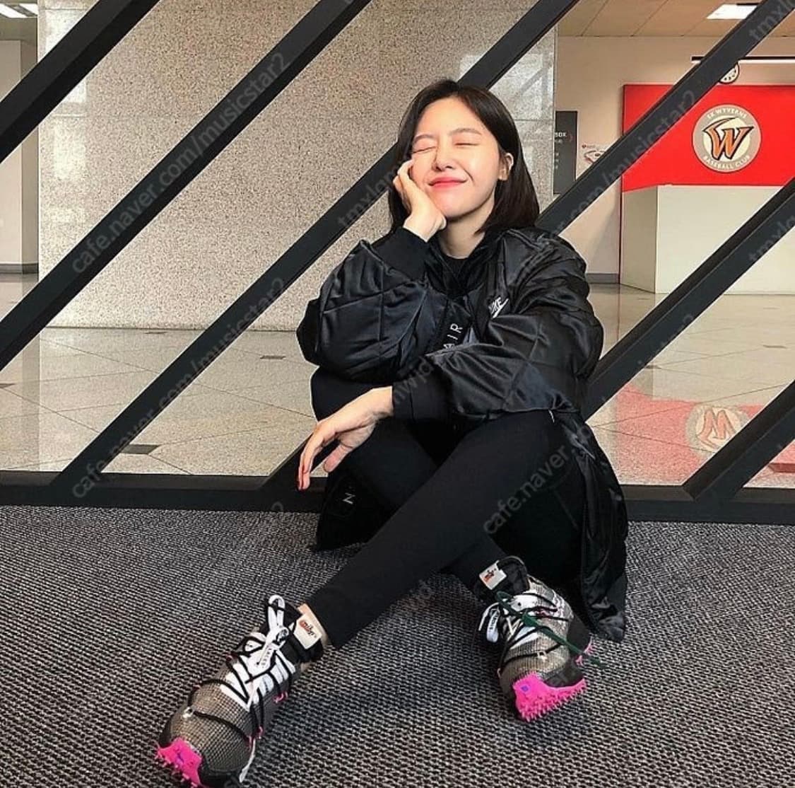 나이키 오프화이트 베이퍼 스트릿 블랙 핑크 230 상품이미지1