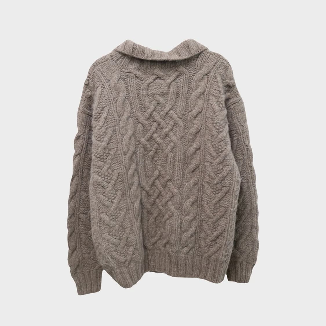 TWO OCEAN PASS 울 꽈배기 가디건 61631 상품이미지2