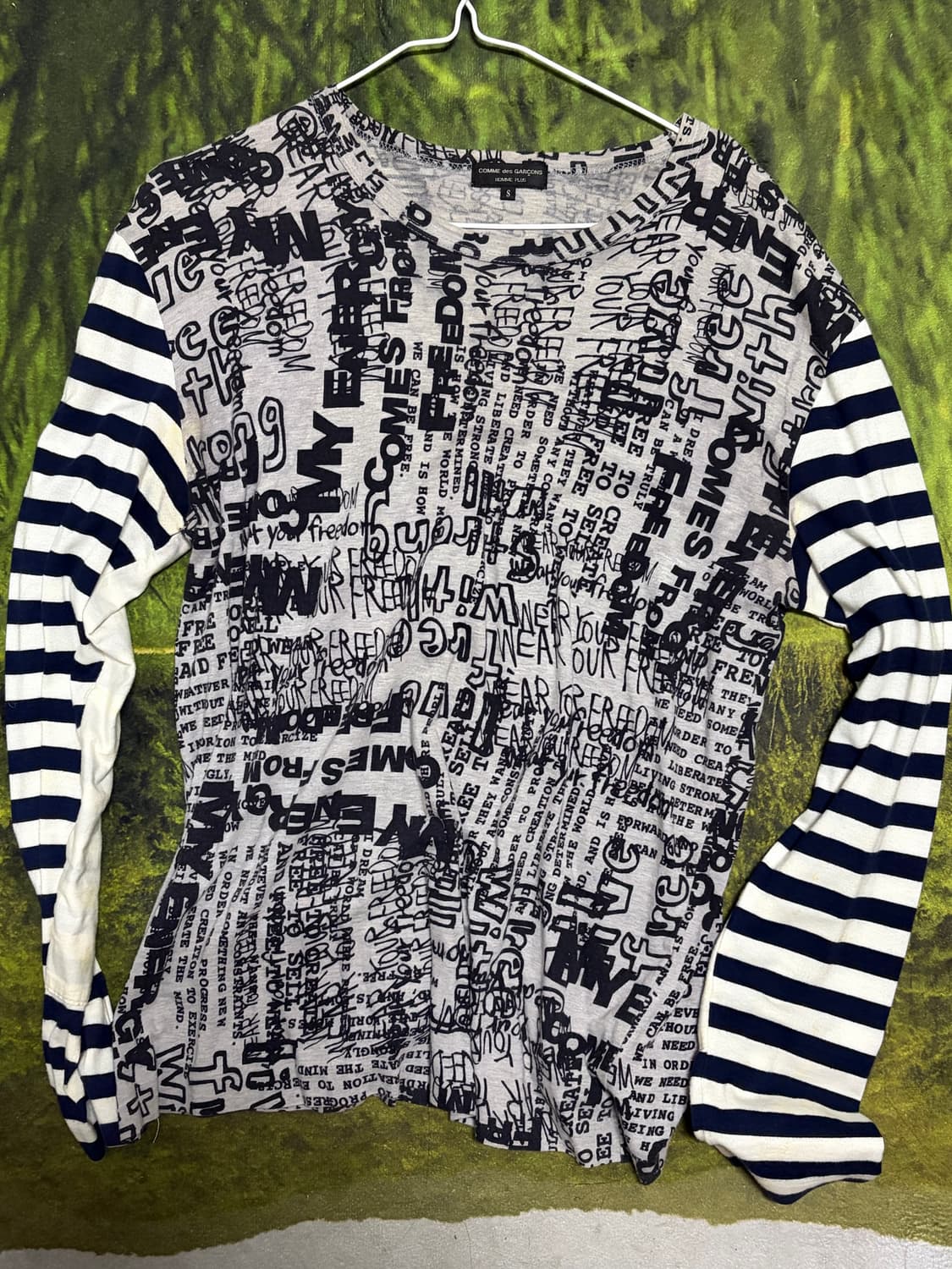 꼼데가르송 옴므 플러스 프린팅 티셔츠 상품이미지1