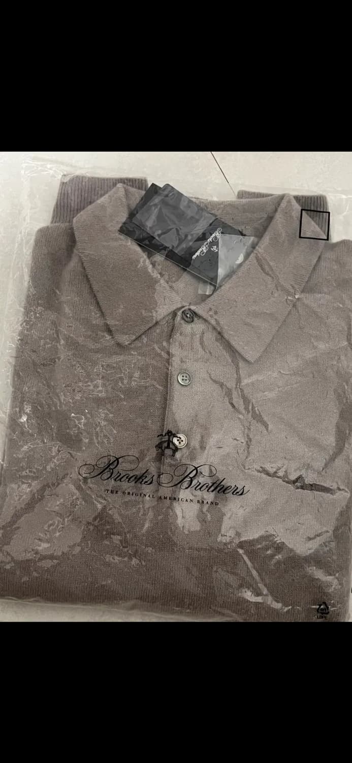 브룩스 브라더스 캐시미어 폴로 스웨터 (XL) 상품이미지2