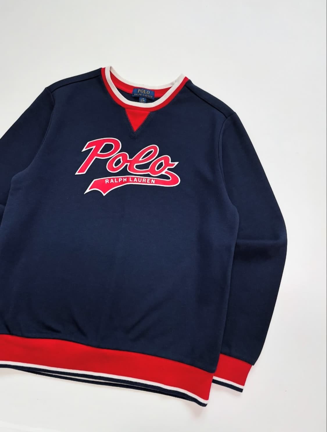 Polo by RalphLauren 폴로 보이즈 네이비 빅로고 맨투 맨 상품이미지2