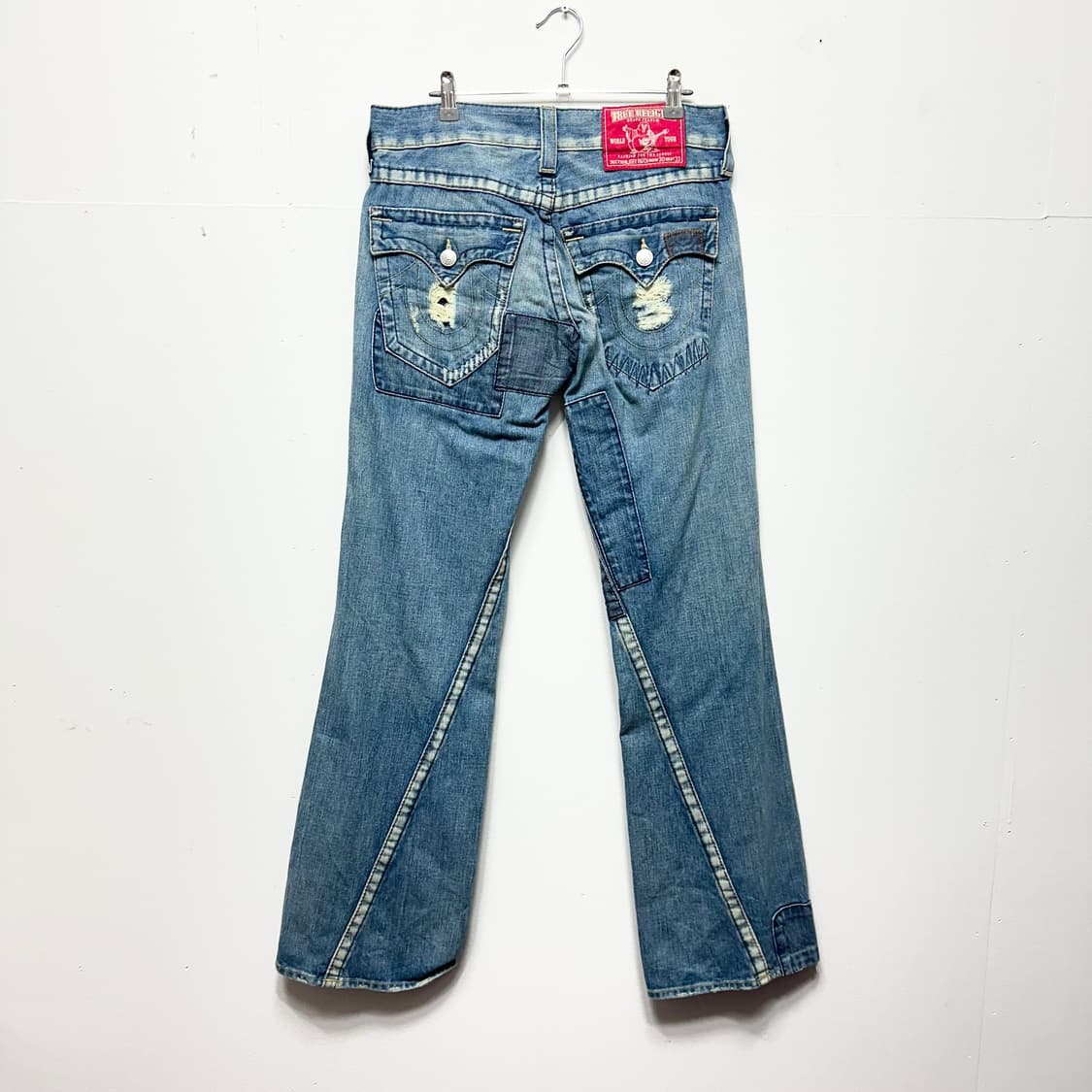 트루릴리전 joey 패치워크 플레어 데님 진 상품이미지10