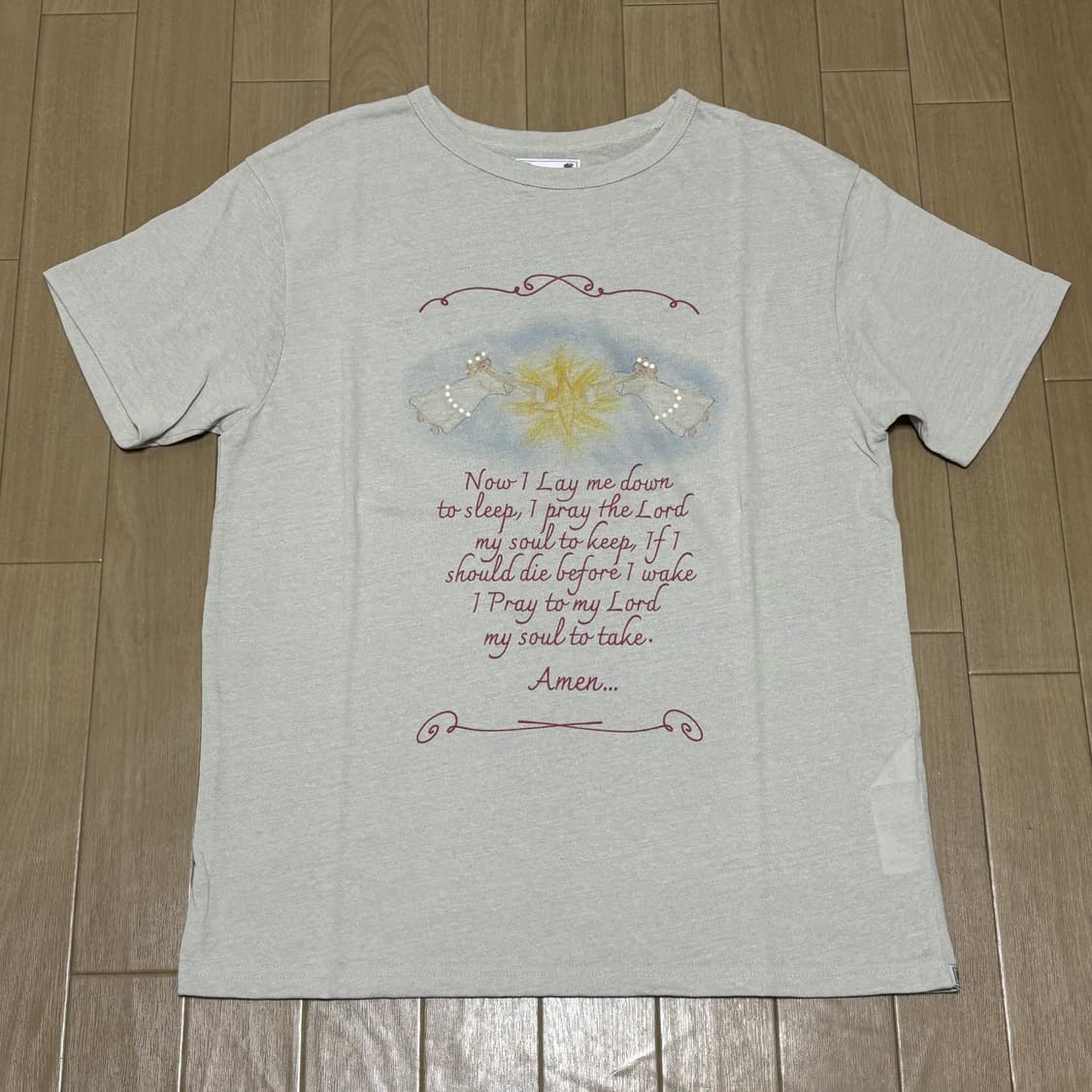 스컬프터 잠자리 기도 린넨 느낌 티셔츠 (새상품) 상품이미지1