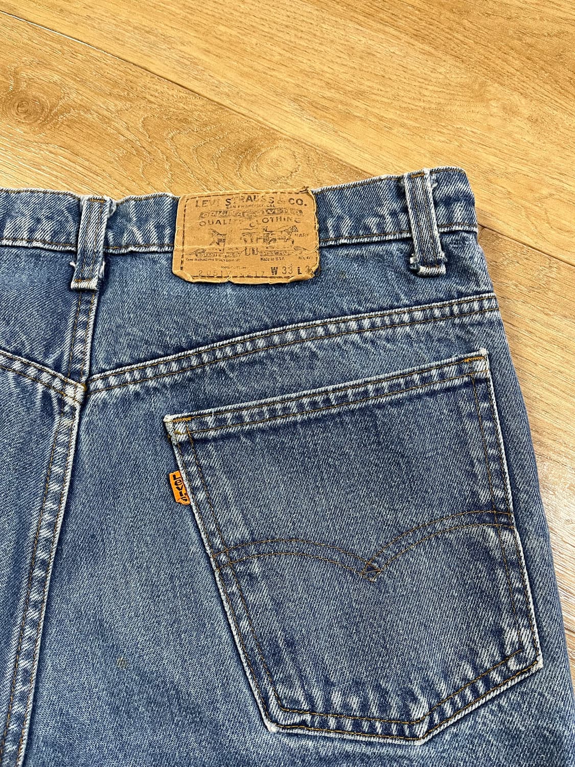 리바이스 517 33*30 오렌지탭 판매 상품이미지3