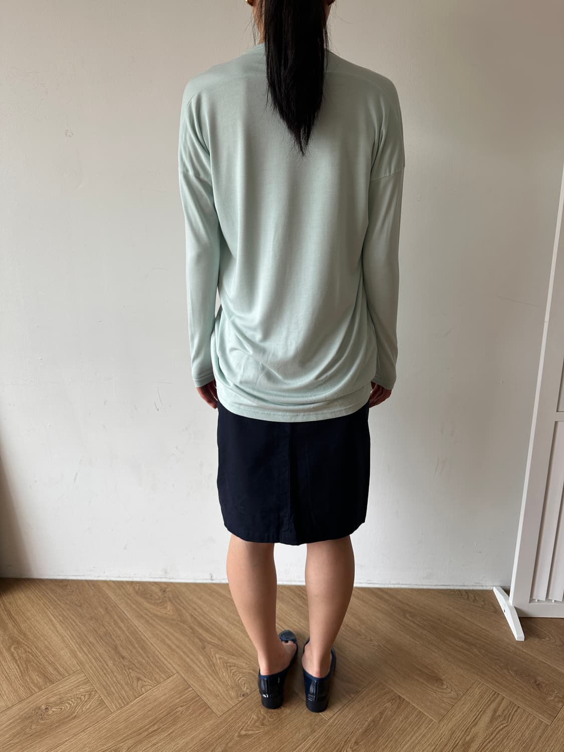 ATSURO TAYAMA 비대칭 셔링 플리츠 탑 상품이미지6