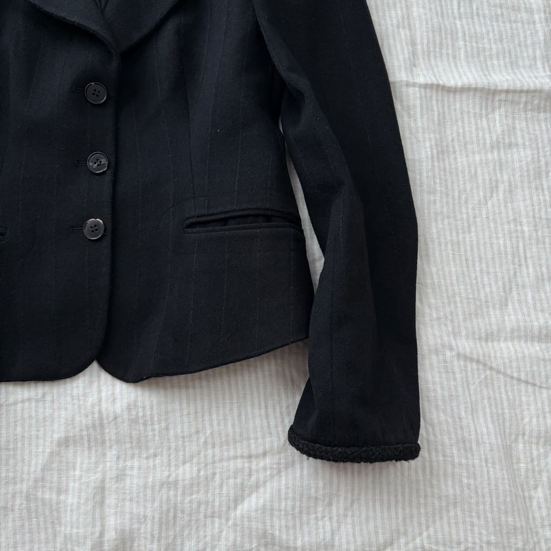  ▫️Emporio Armani Wool Trimming Jacket 상품이미지8