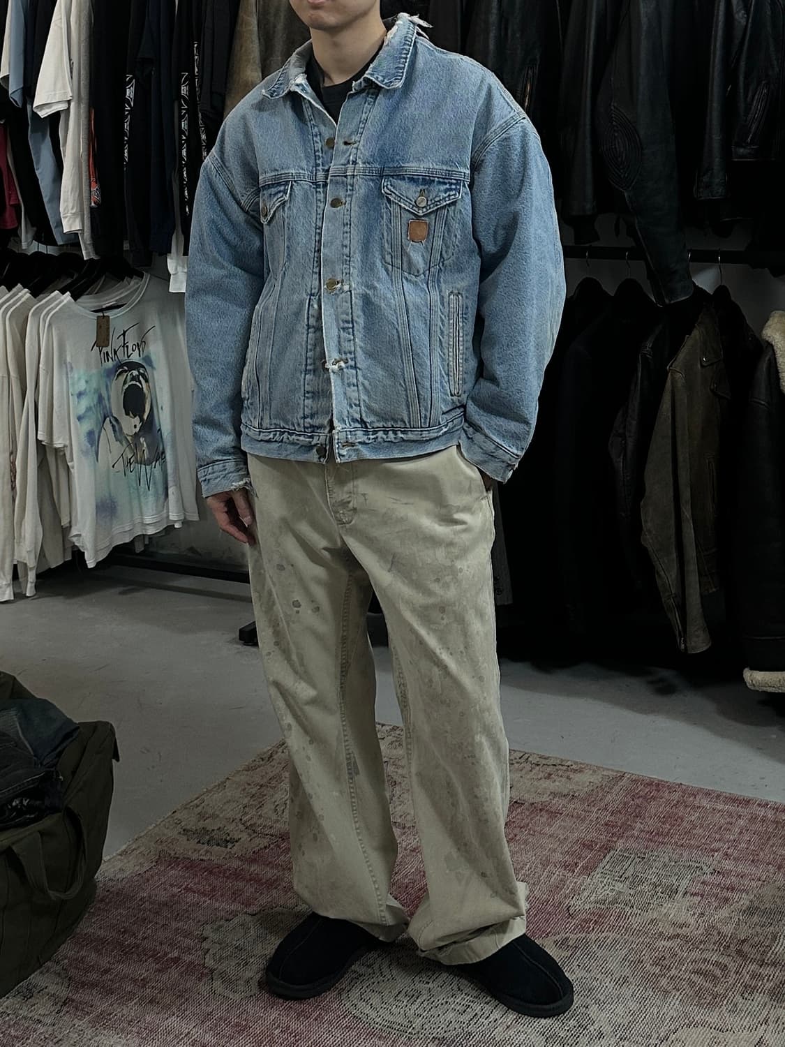 00's OG 칼하트 J11 DST 칼하트 데님 트러커 자켓 상품이미지10