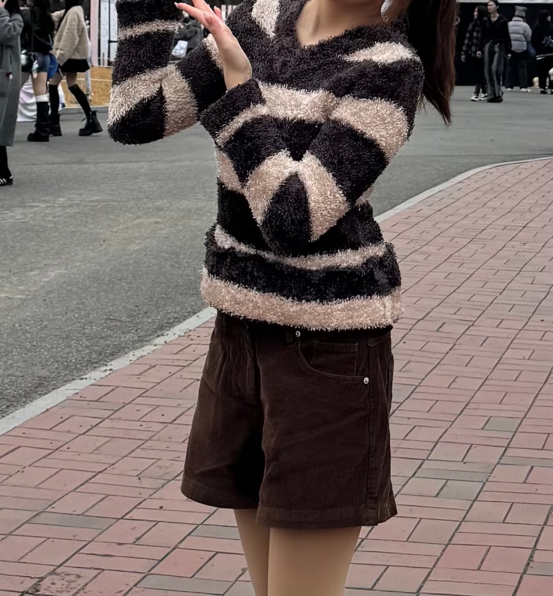 빈티지 라떼 갸루 퍼 티셔츠 상품이미지2