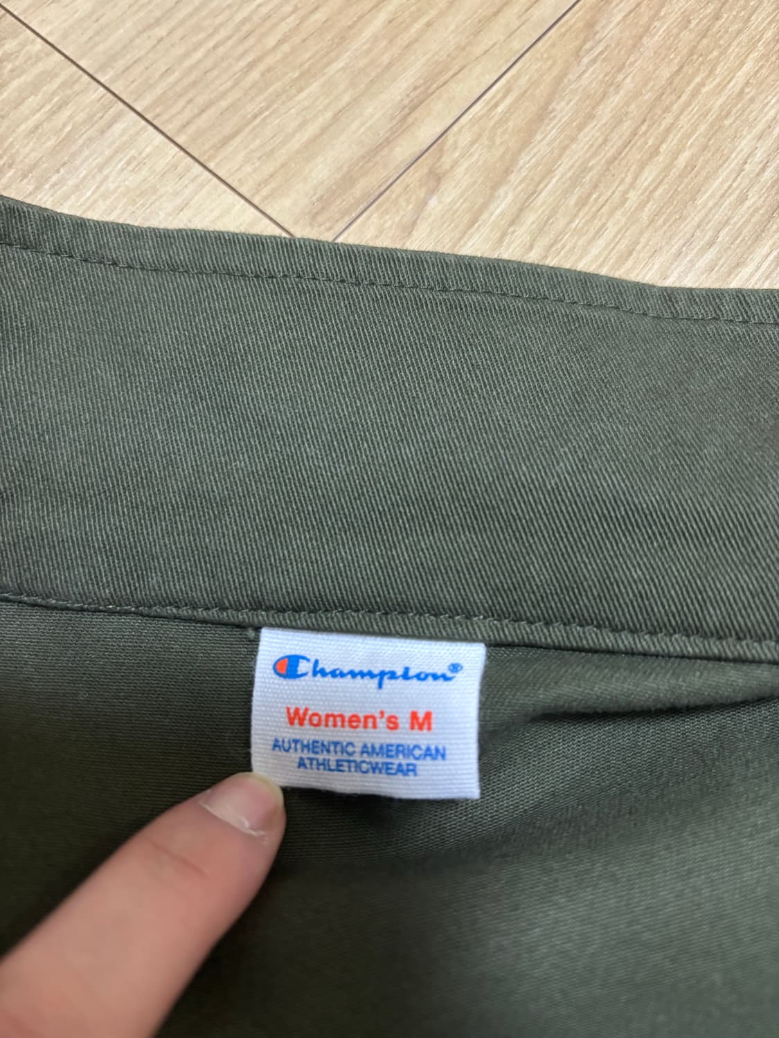 챔피온 자켓 카키색 상품이미지4