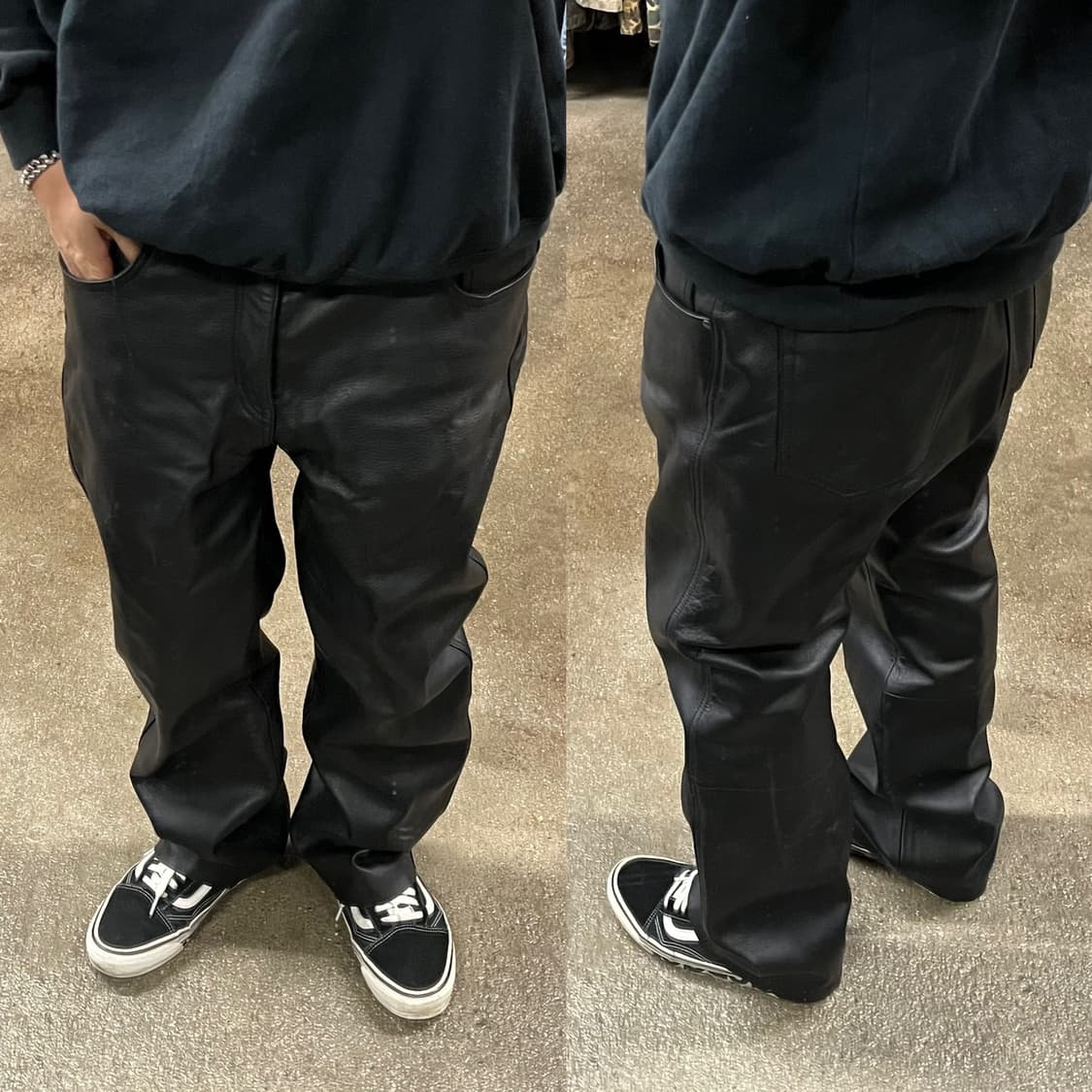 Maxler 가죽 라이더 팬츠 (35“) 상품이미지1