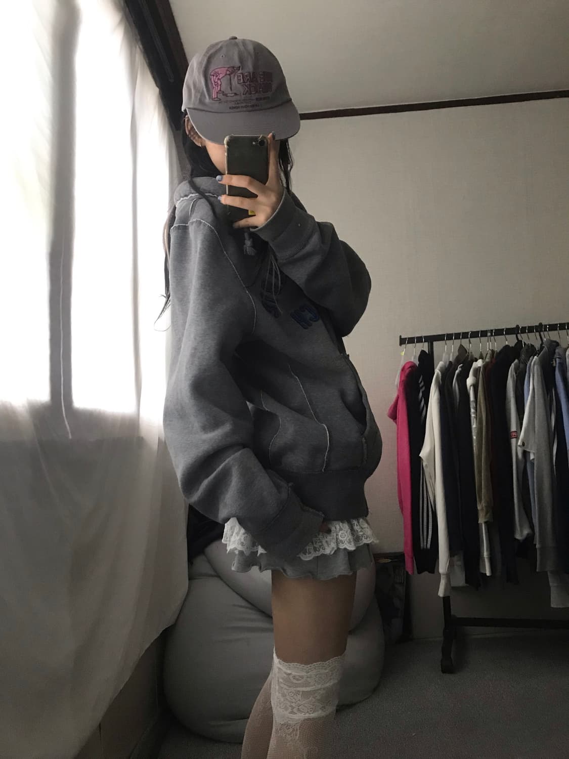 아베크롬비 그레이 후드집업 상품이미지6
