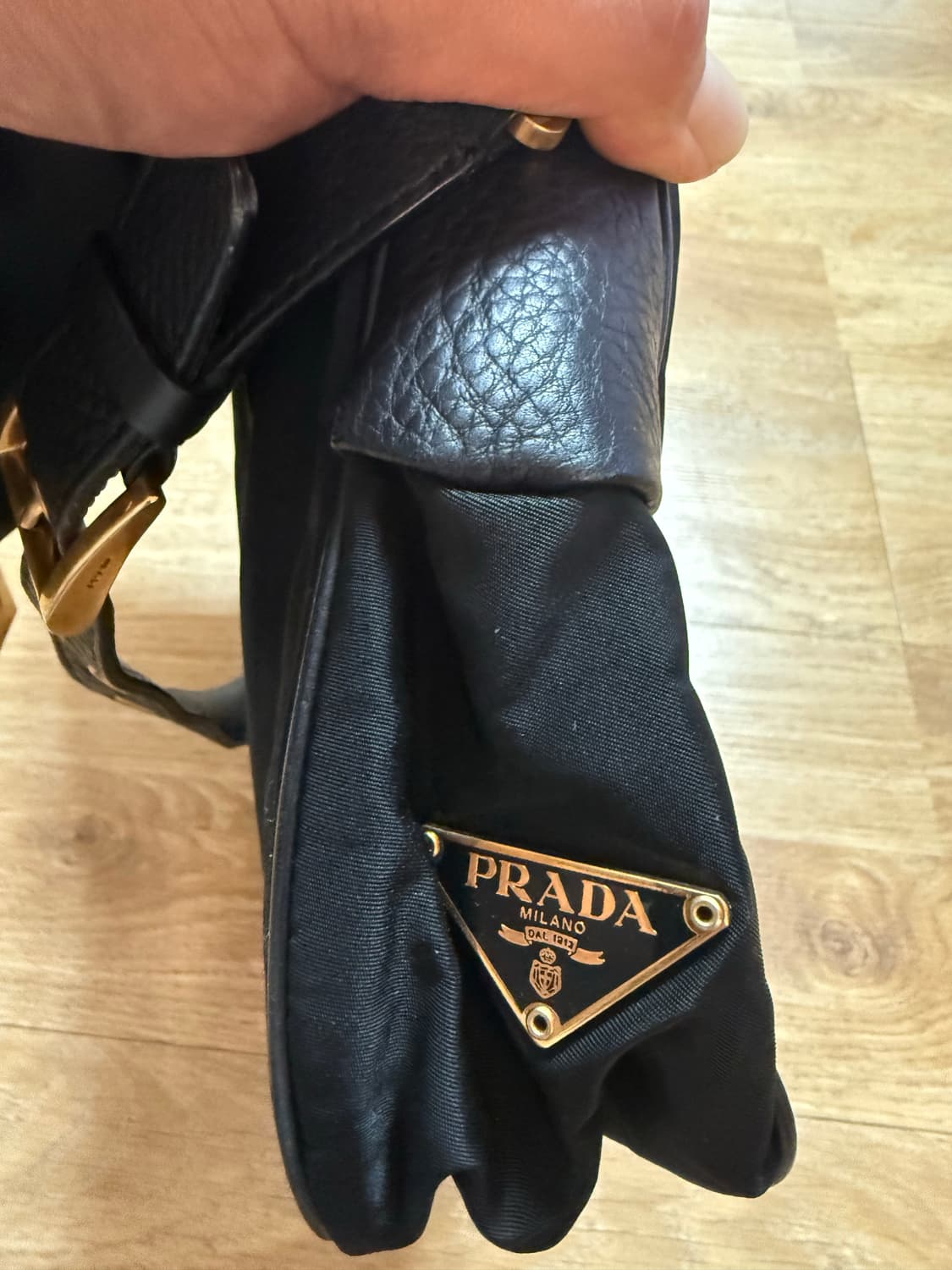 프라다 포코노 호보백 블랙 상품이미지8
