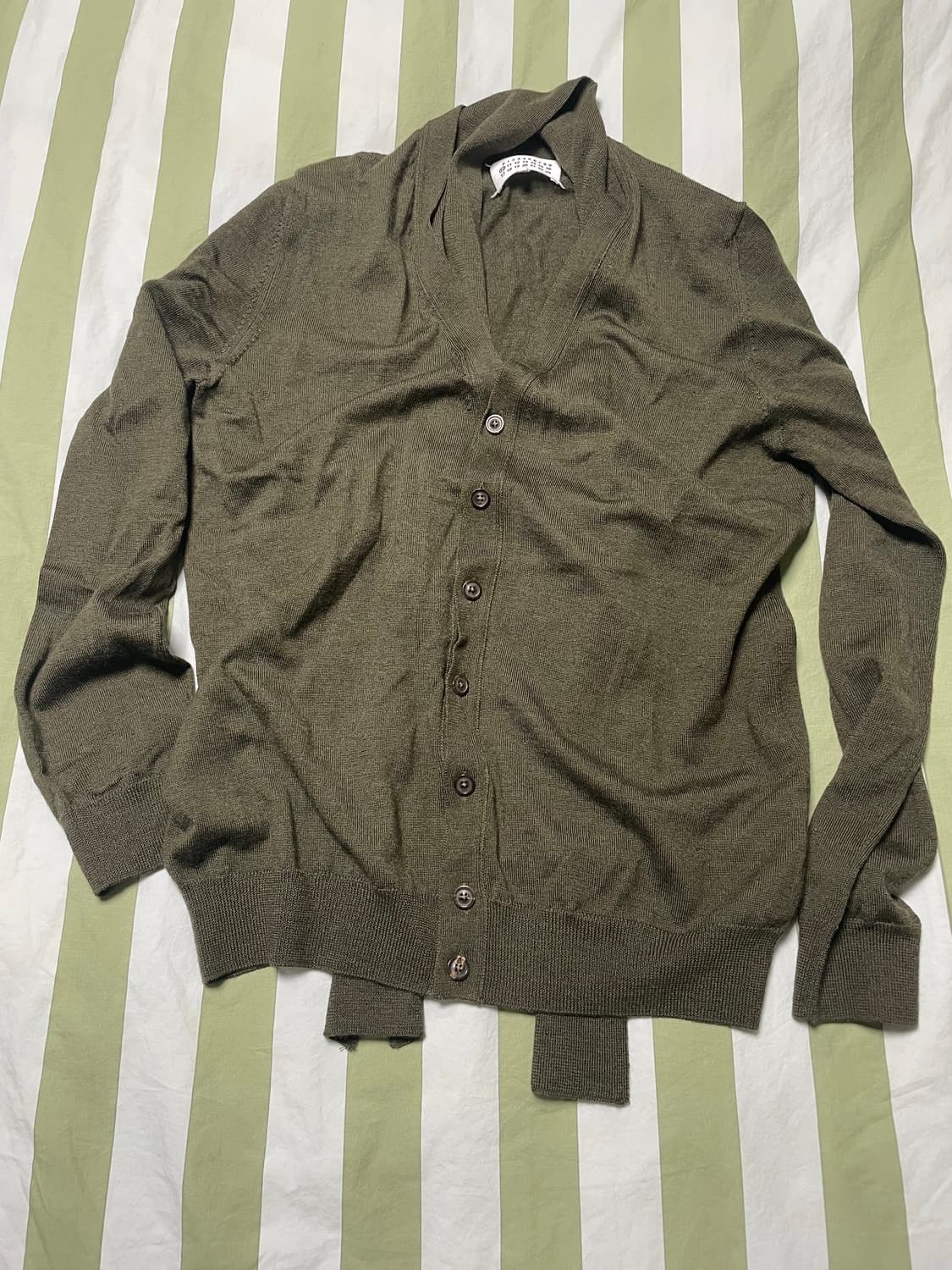 메종 마르지엘라 숄카라 머플러 가디건 상품이미지2