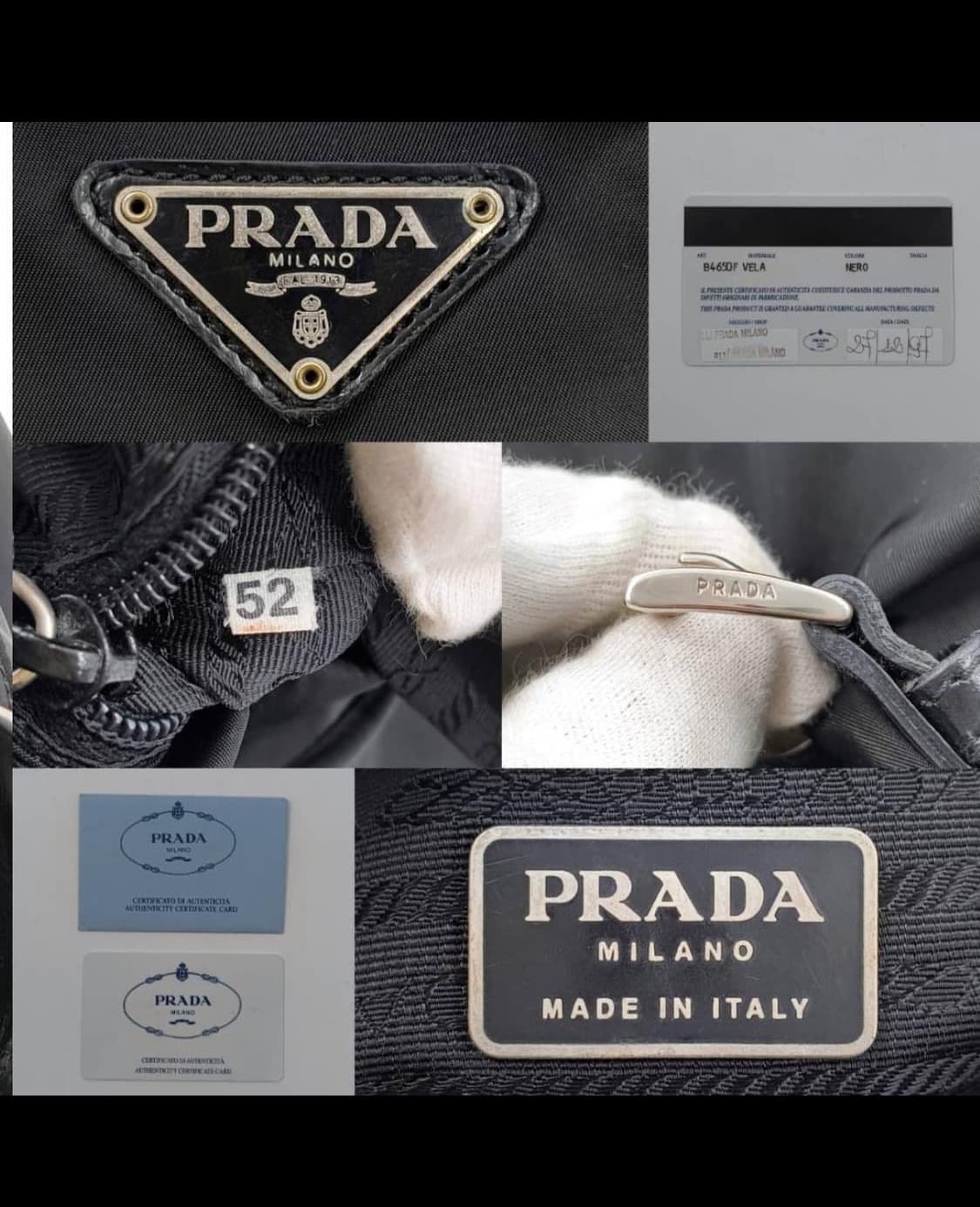 Prada 프라다 포코노 나일론 원포켓 백팩 스몰 *개런티 카드 포함 • 상품이미지10