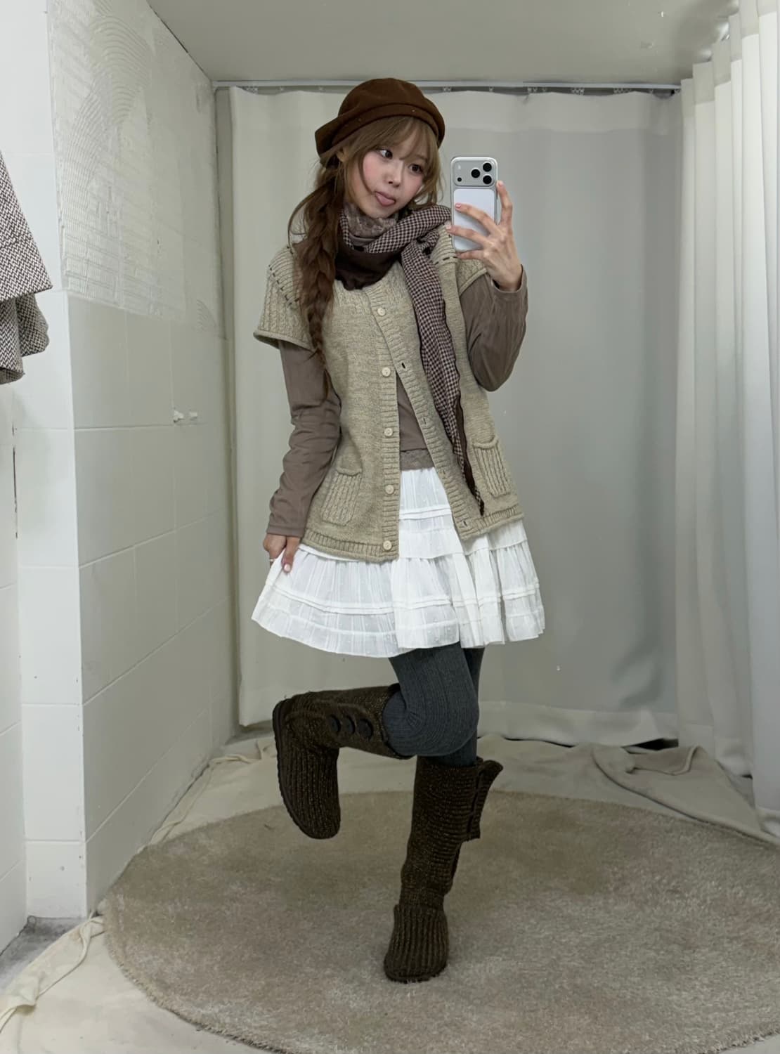 니혼진 화이트 밀크티 모리걸 하치 코디세트 상품이미지3