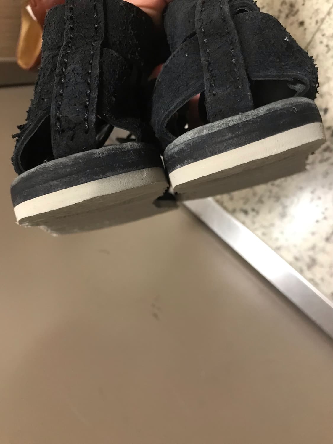 NONNATIVE 스웨이드 레이스 업 샌들 상품이미지5