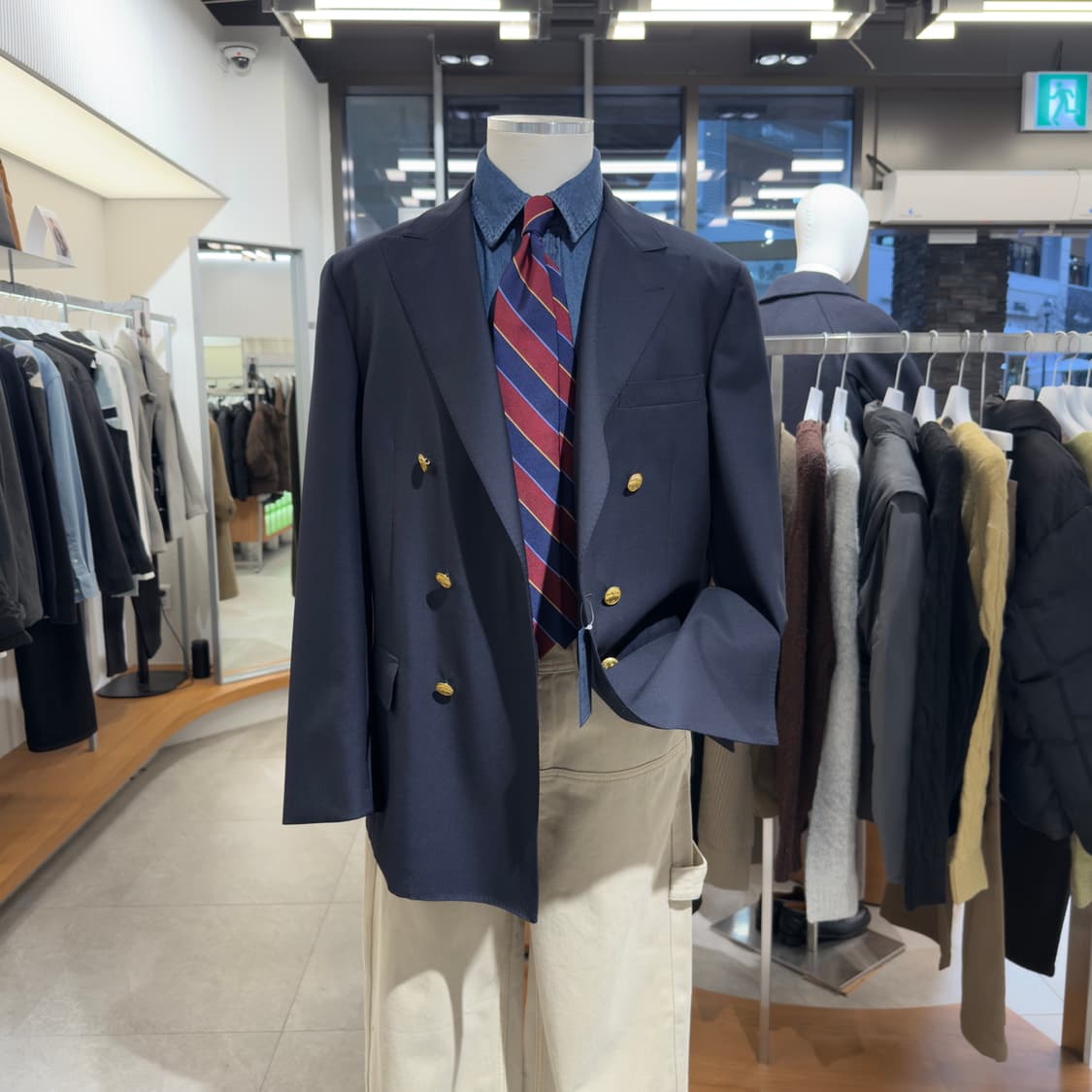 브룩스브라더스 더블 금장 네이비 블레이저[BBJBMM5977] 상품이미지2