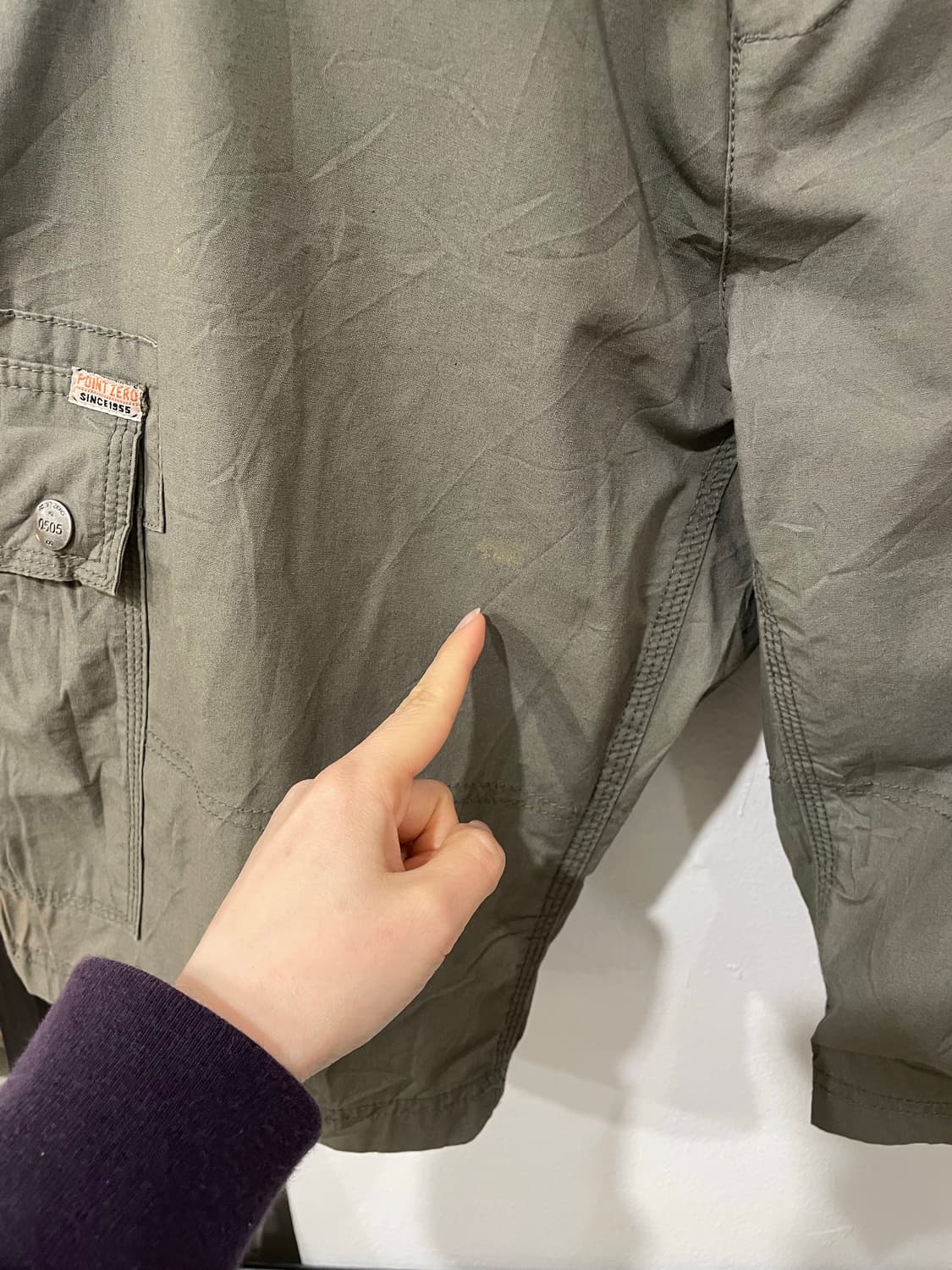 Point zero cargo half pants 상품이미지8