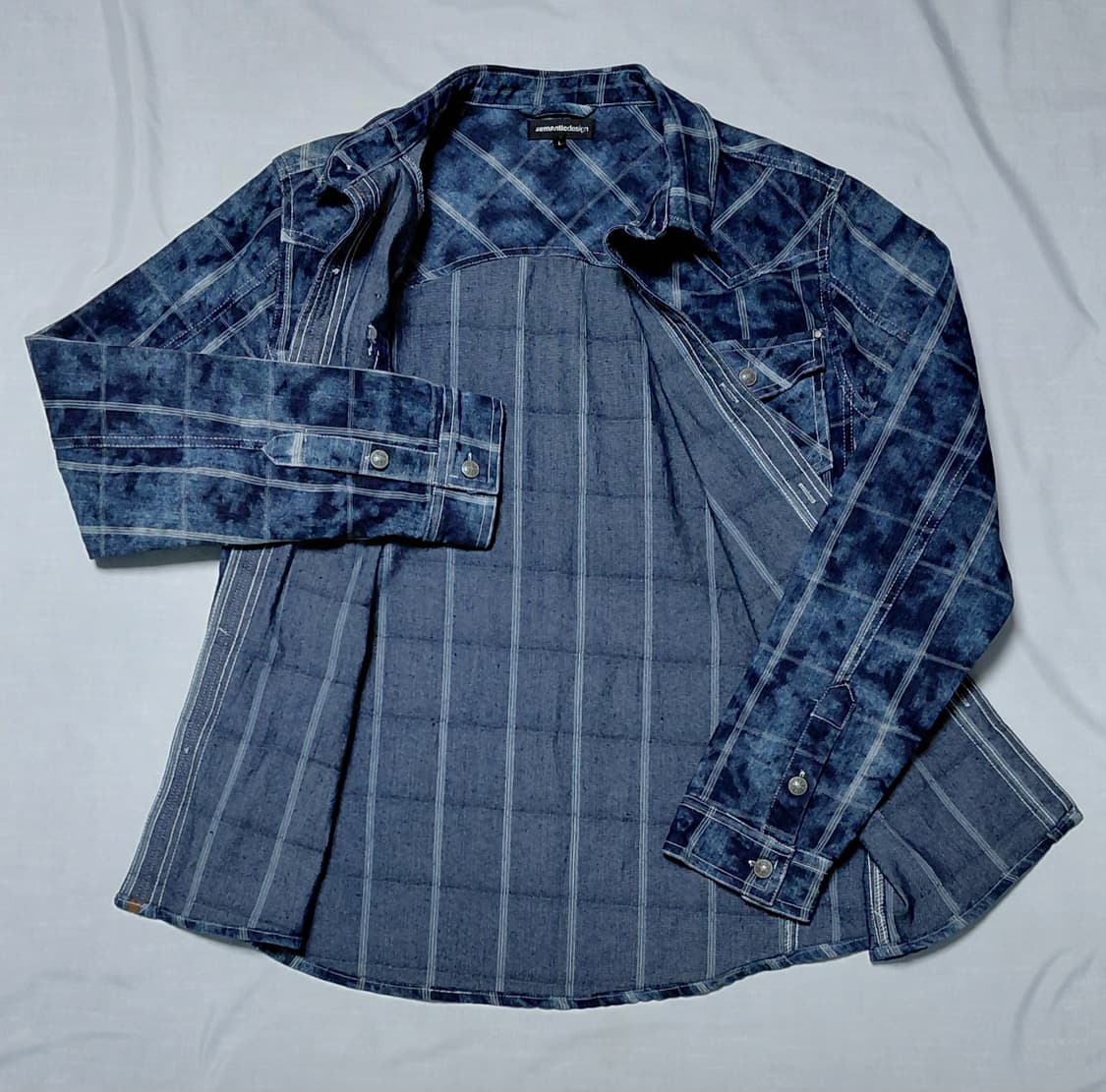 semanticdesign 데님 체크 남방 L (무료배송) 상품이미지5