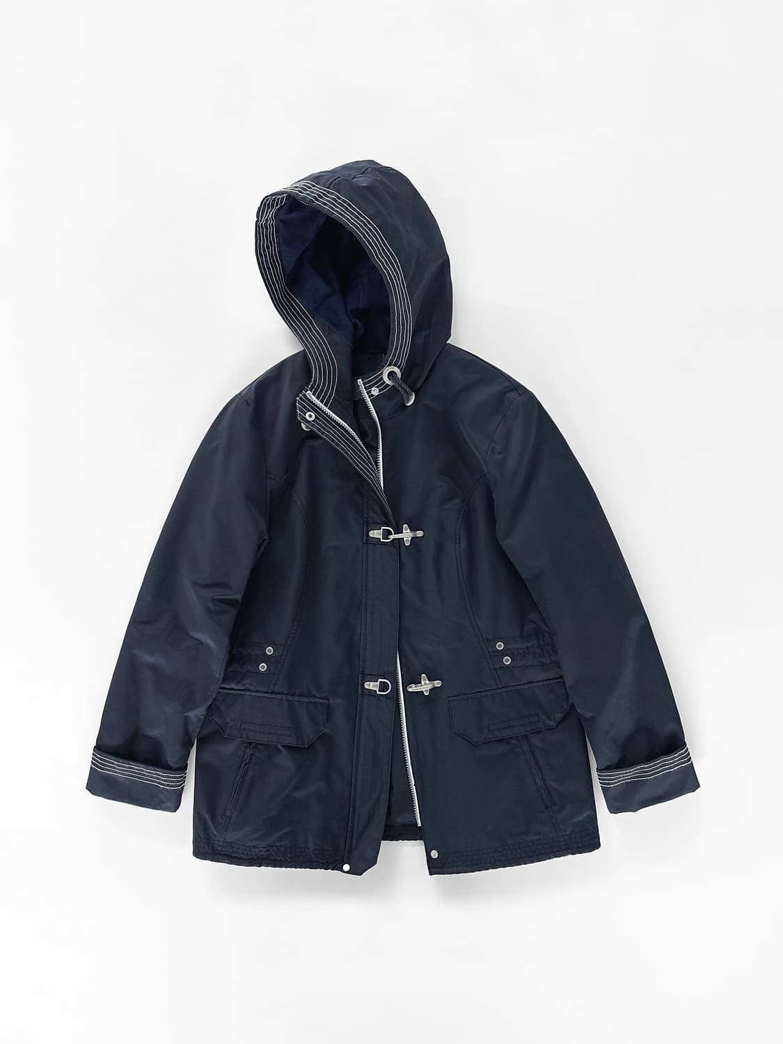 00s 빈티지 에디바우어 네이비 후드 파이어맨 토글 자켓 상품이미지1