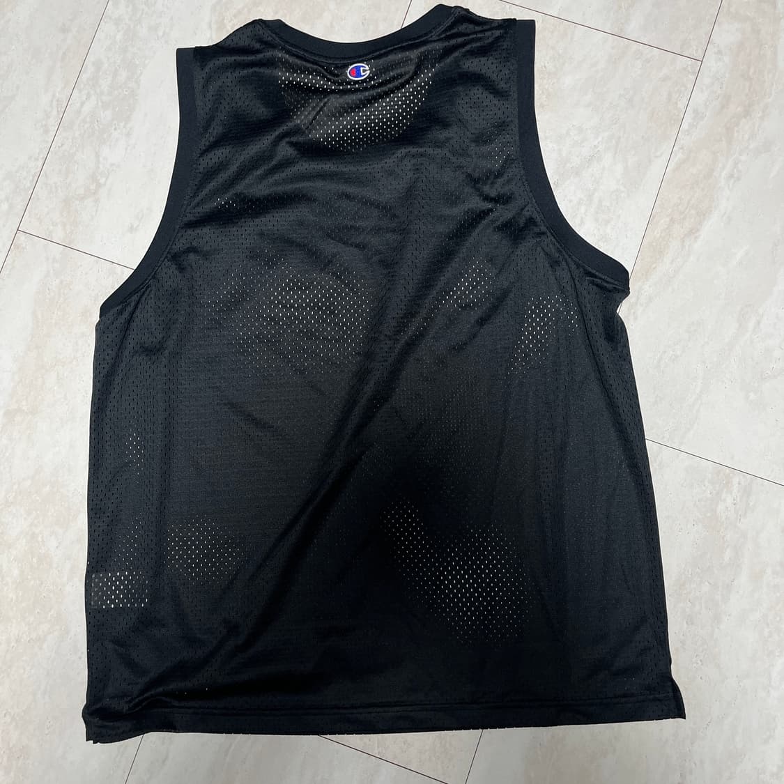 챔피언 USA 네이비 메쉬 농구 나시 L 상품이미지3