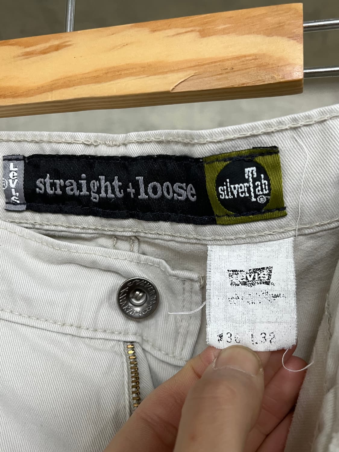 90s LEVIS SILVER TAB USA COTTON PANTS 상품이미지8