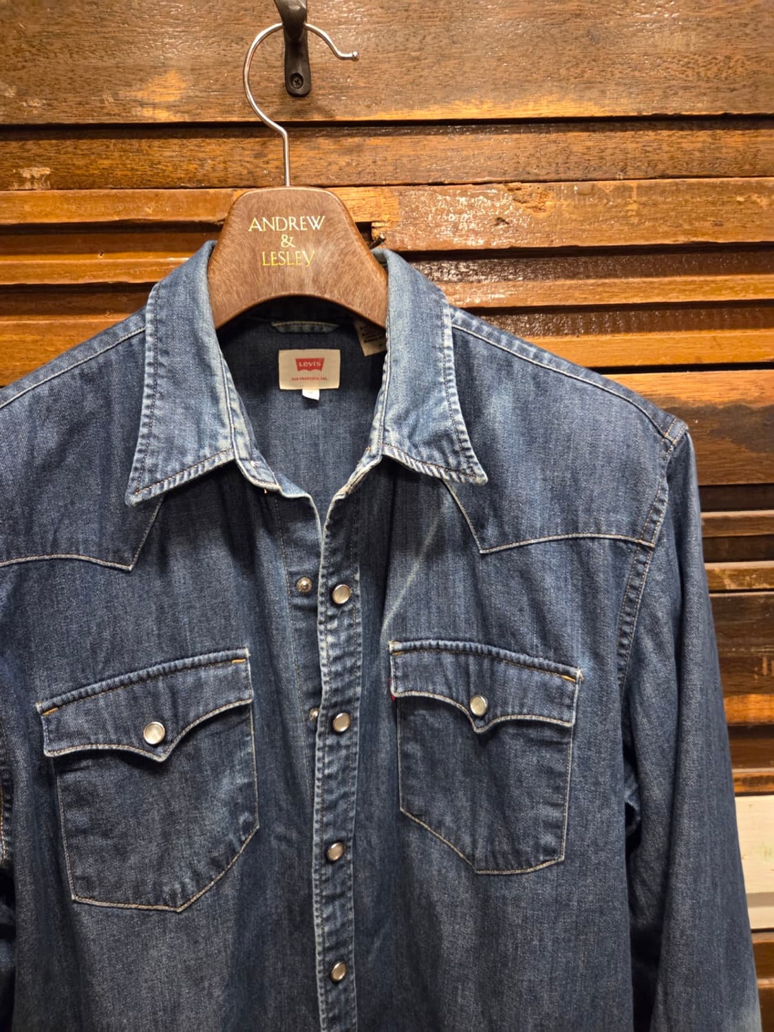 리바이스 데님셔츠 상품이미지3