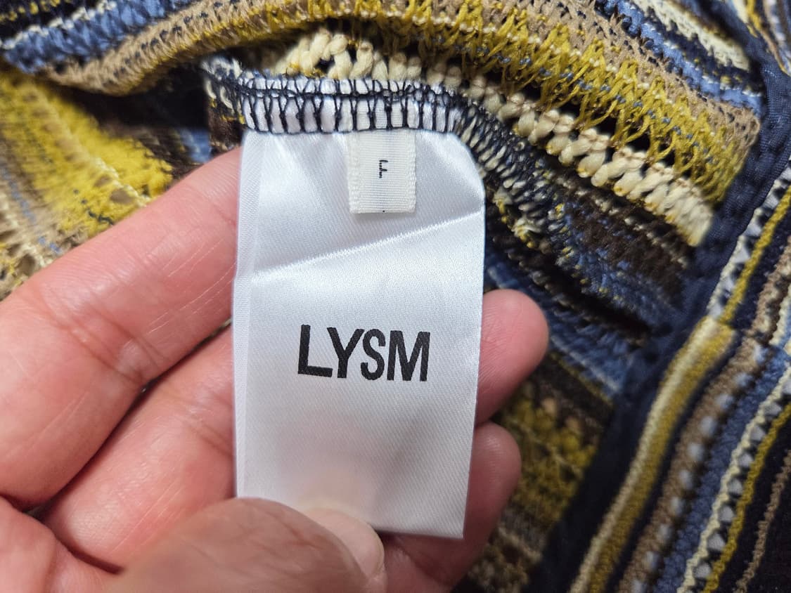 러브유쏘머치(LYSM) 멀티칼라 스트라이프 자켓 프리사이즈 새상품 상품이미지7