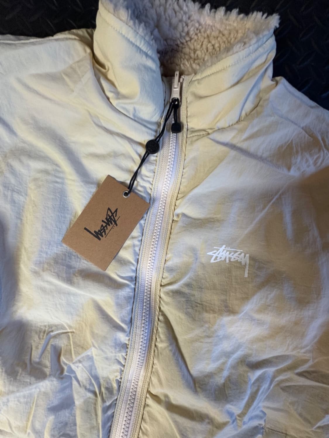 스투시의 쉐르파 리버서블 자켓 내추럴 상품이미지7