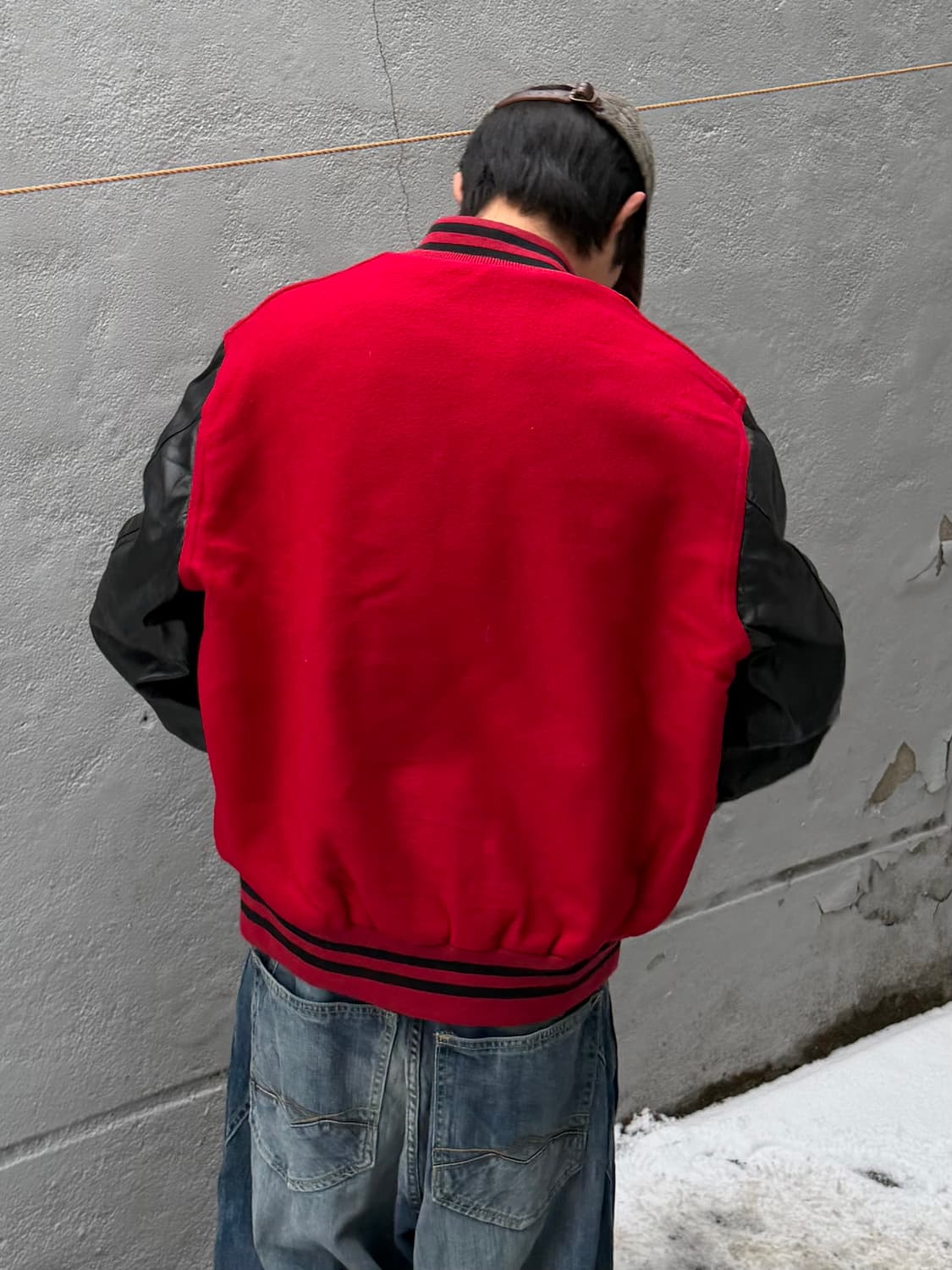 빈티지 바시티 자켓 상품이미지4