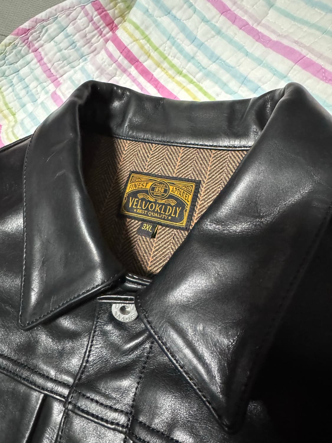 Veluokldly 대전판 가죽자켓 상품이미지2