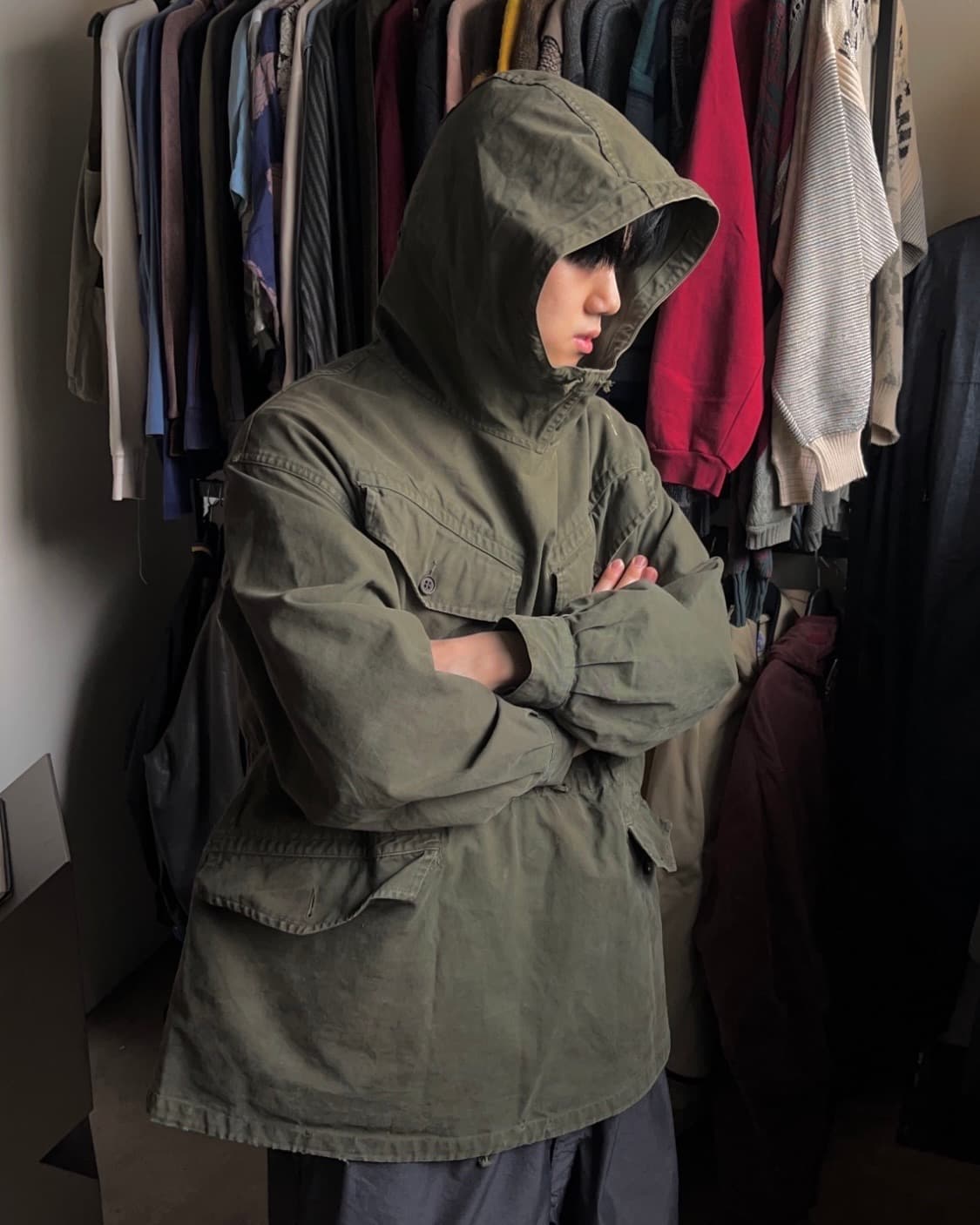 50s 프랑스군 오리지널 M50 마운틴 스목 파카 후드 상품이미지2