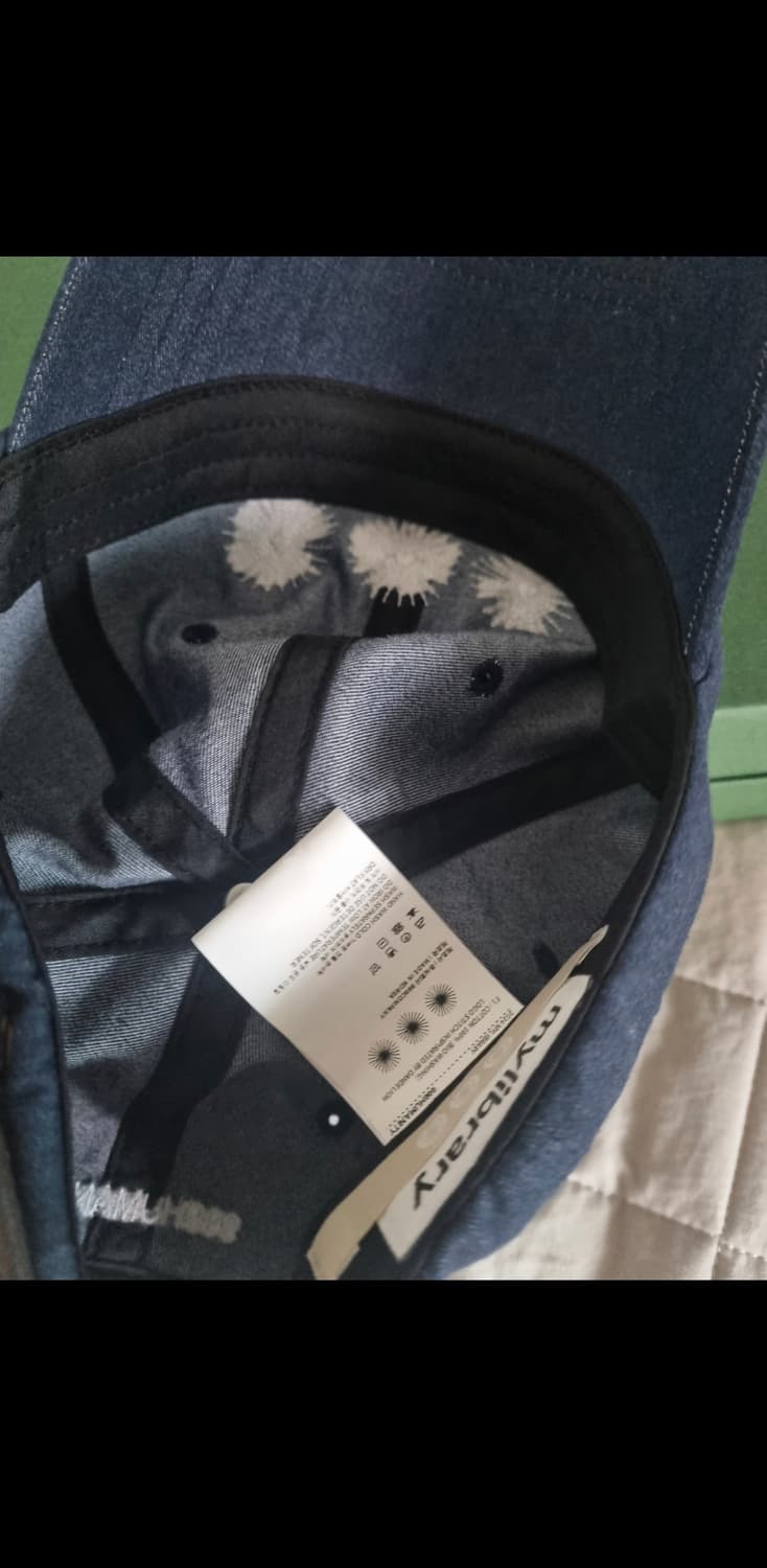 999휴머니티x마이라이브러리 볼캡 인디고 상품이미지5