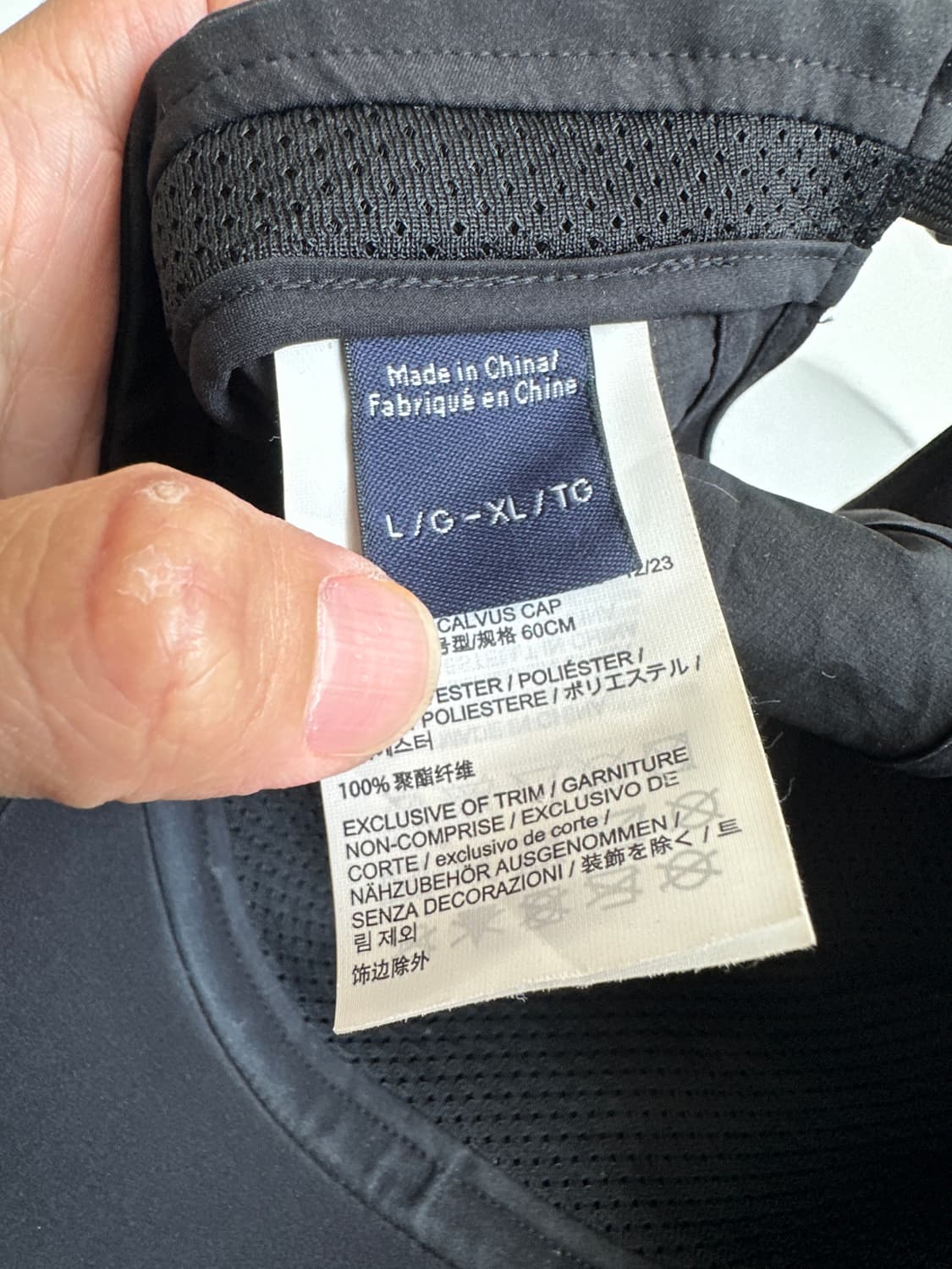 Arc'teryx 아크테릭스 신형 QR 칼버트 나일론캡 상품이미지4
