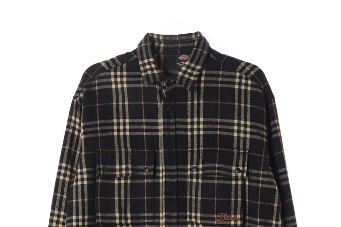 디키즈 윌리엄슨 빅로고 자수 체크 셔츠 자켓 M 상품이미지3