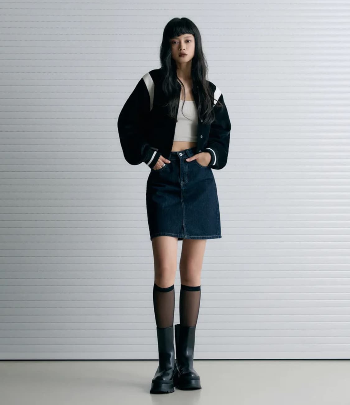 레더리 코듀로이 바시티 테디 자켓 상품이미지3