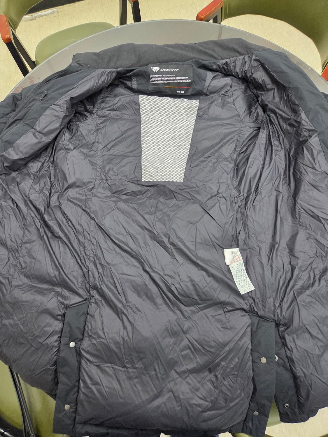 다이나핏 블랙 롱패딩2XS 상품이미지4